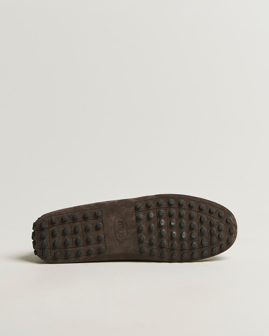 Men | Moccasins | Tod's | Gommino Carshoe Dark Brown Suede