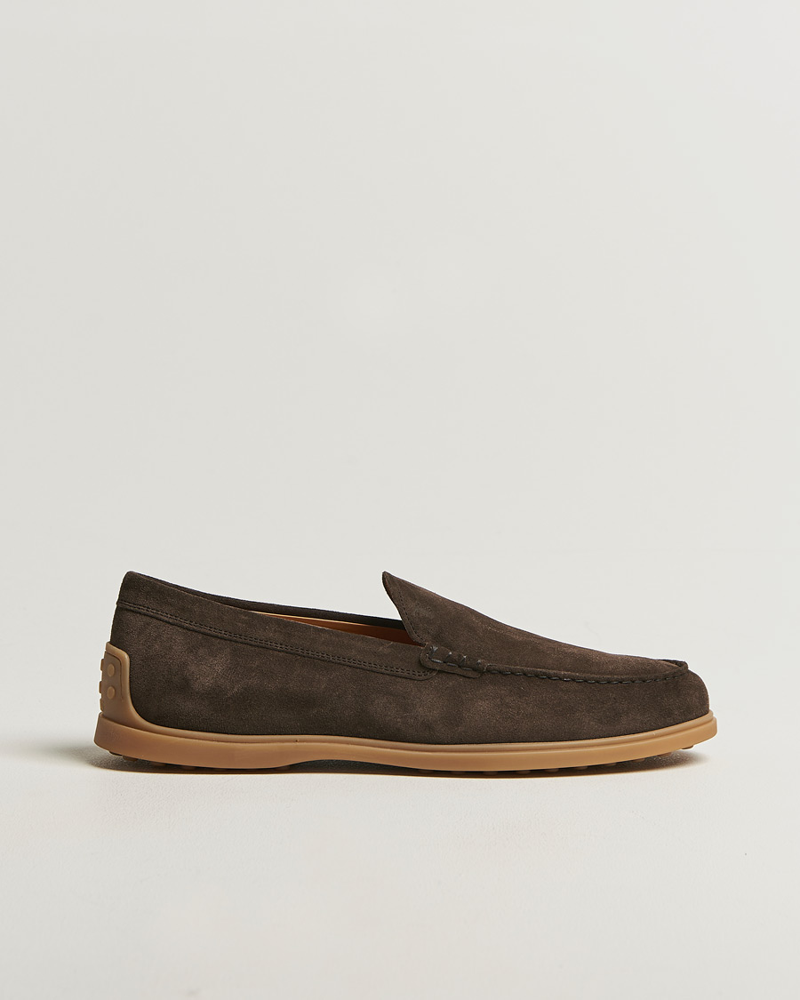 Men | Loafers | Tod's | Gomma Leggera Loafers Dark Brown Suede