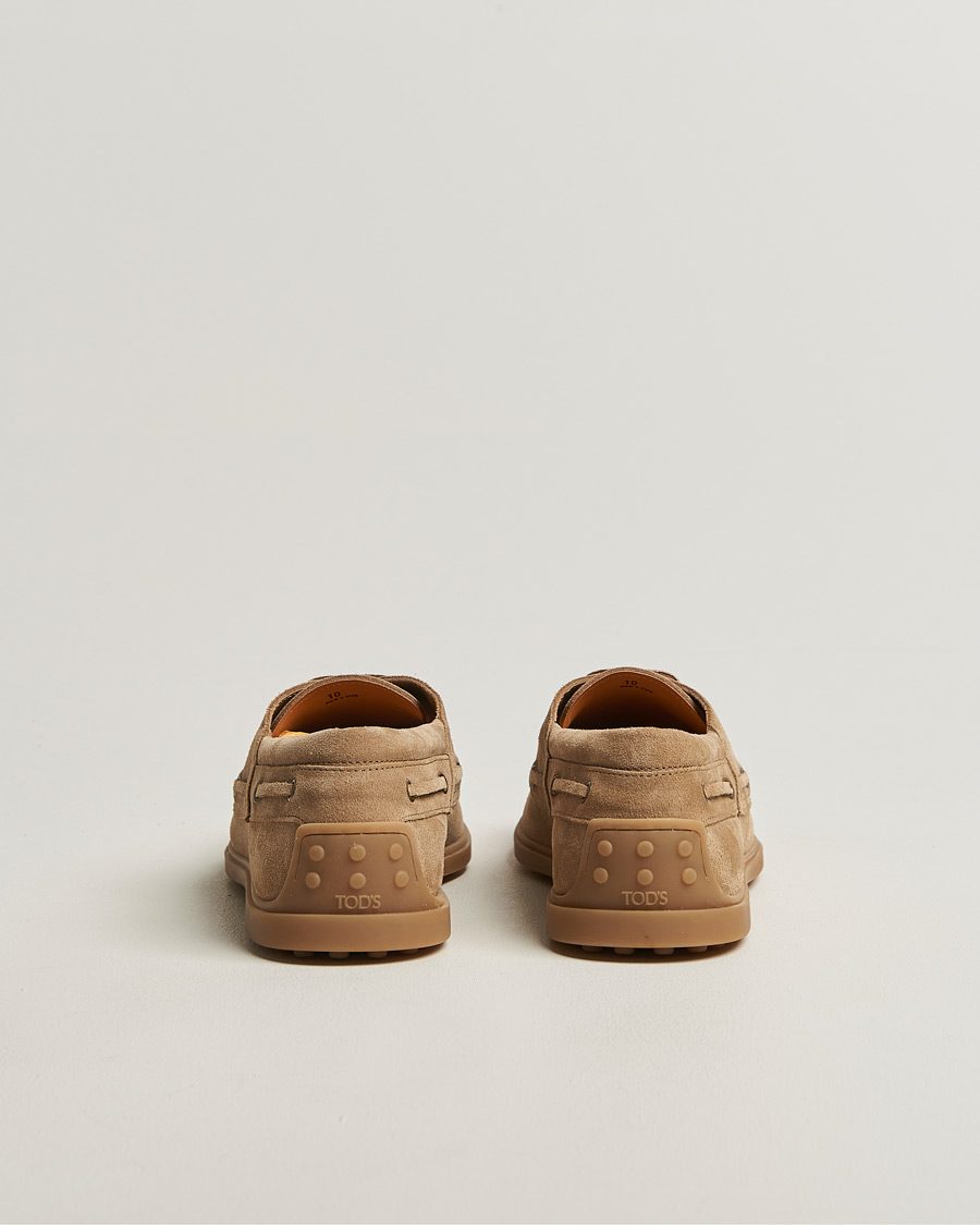 Men | Boat Shoes | Tod's | Gomma Leggera Boat Shoe Chestnut Suede