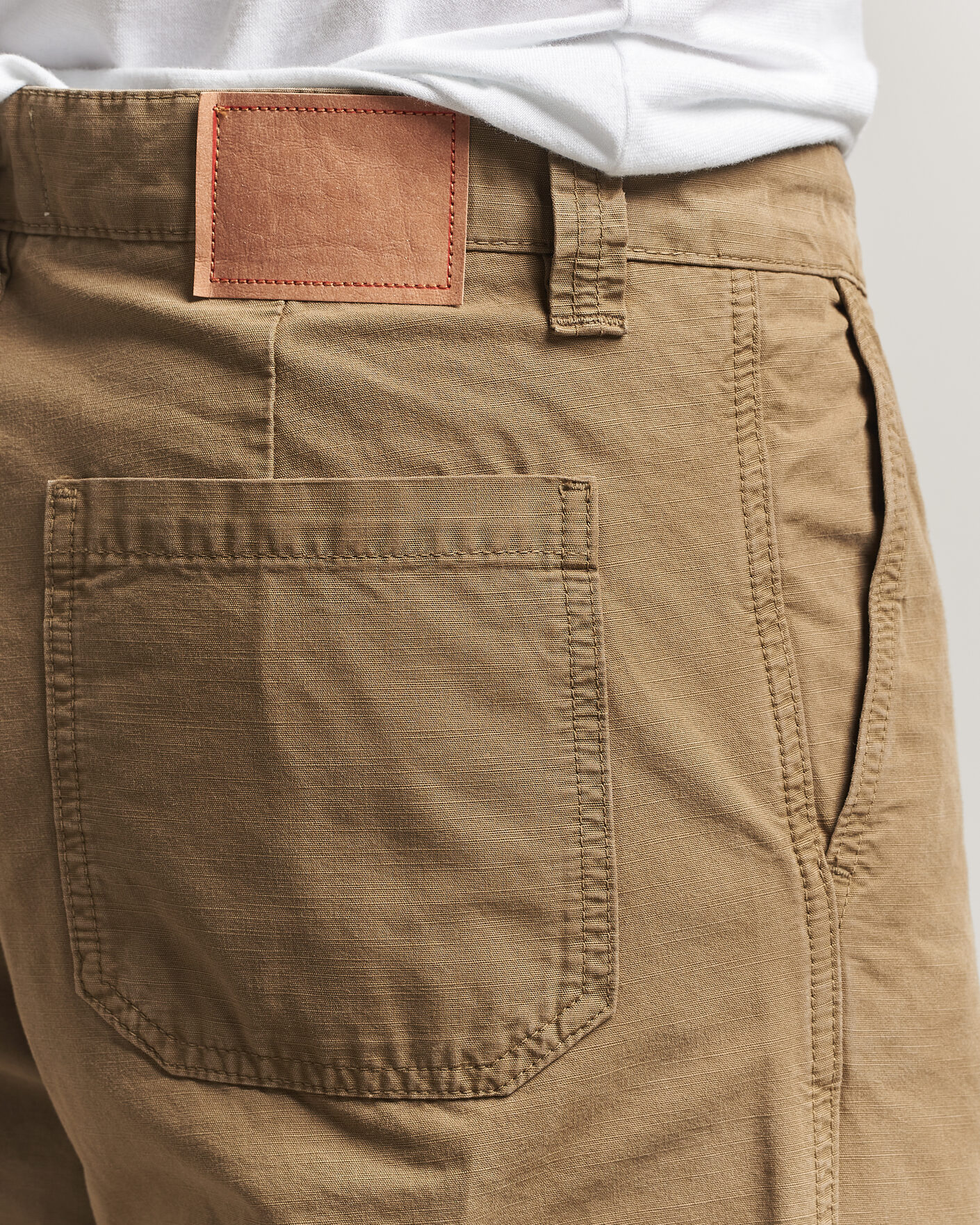 Men | Trousers | Jeanerica | Genua Pilé Workwear Trousers Green