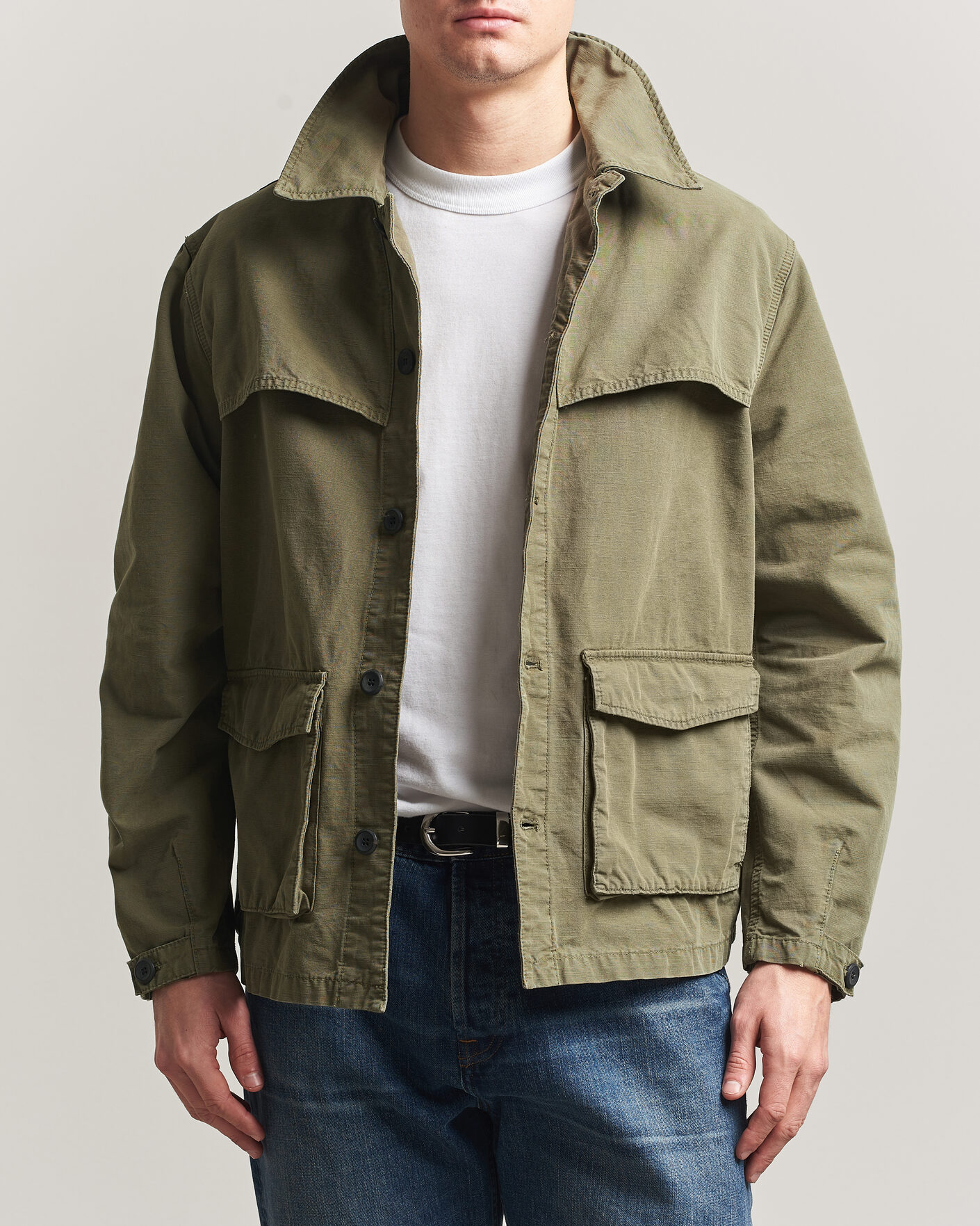 Men | Coats & Jackets | Jeanerica | Wilde Shirt Jacket Green