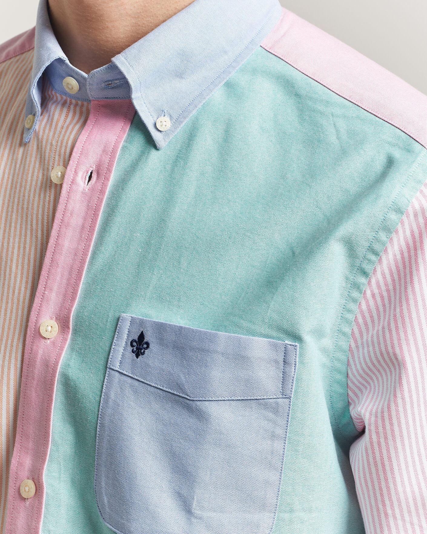 Men | Shirts | Morris | Oxford Mix Shirt Multi