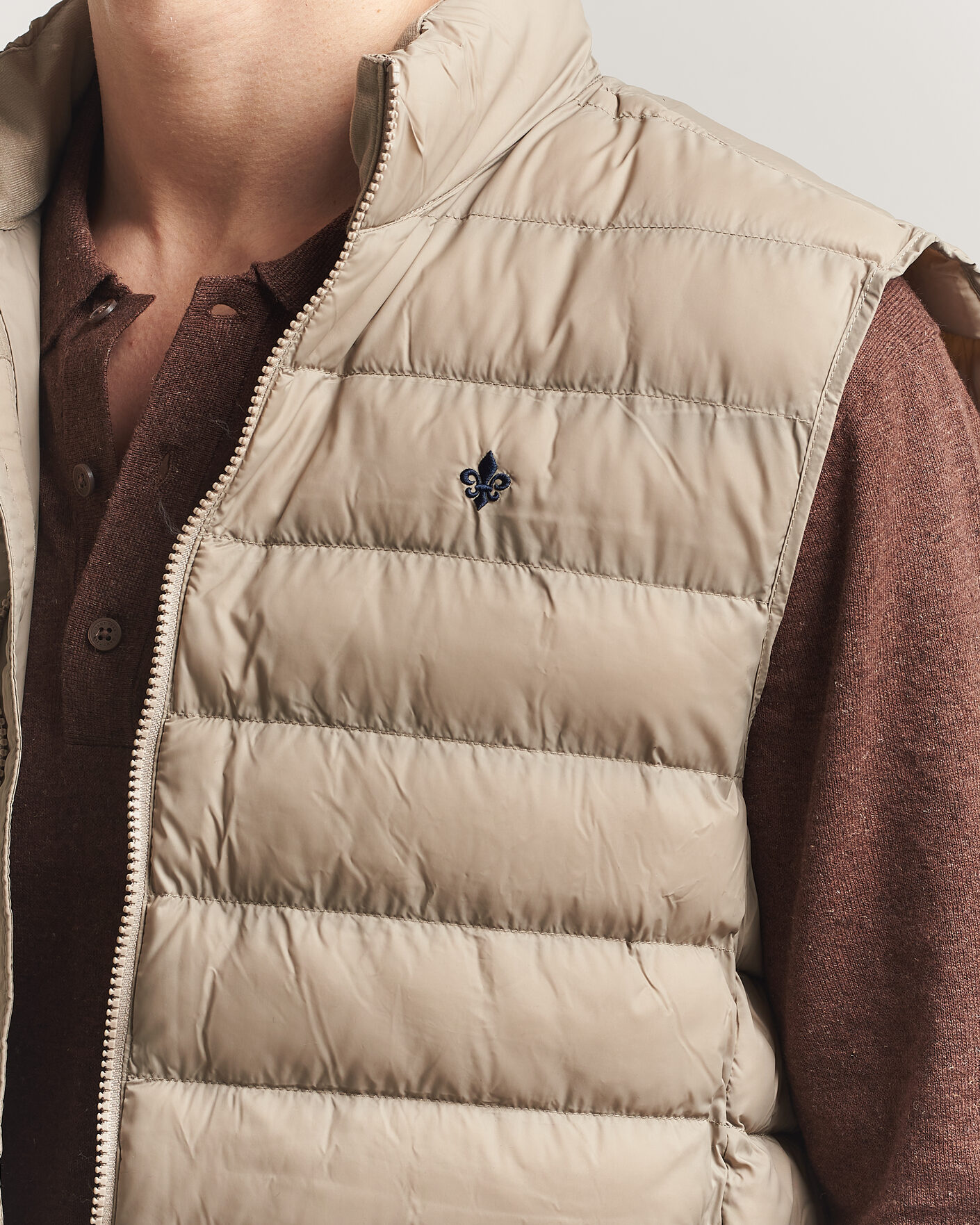 Men | Gilets | Morris | Norfolk Liner Vest Khaki