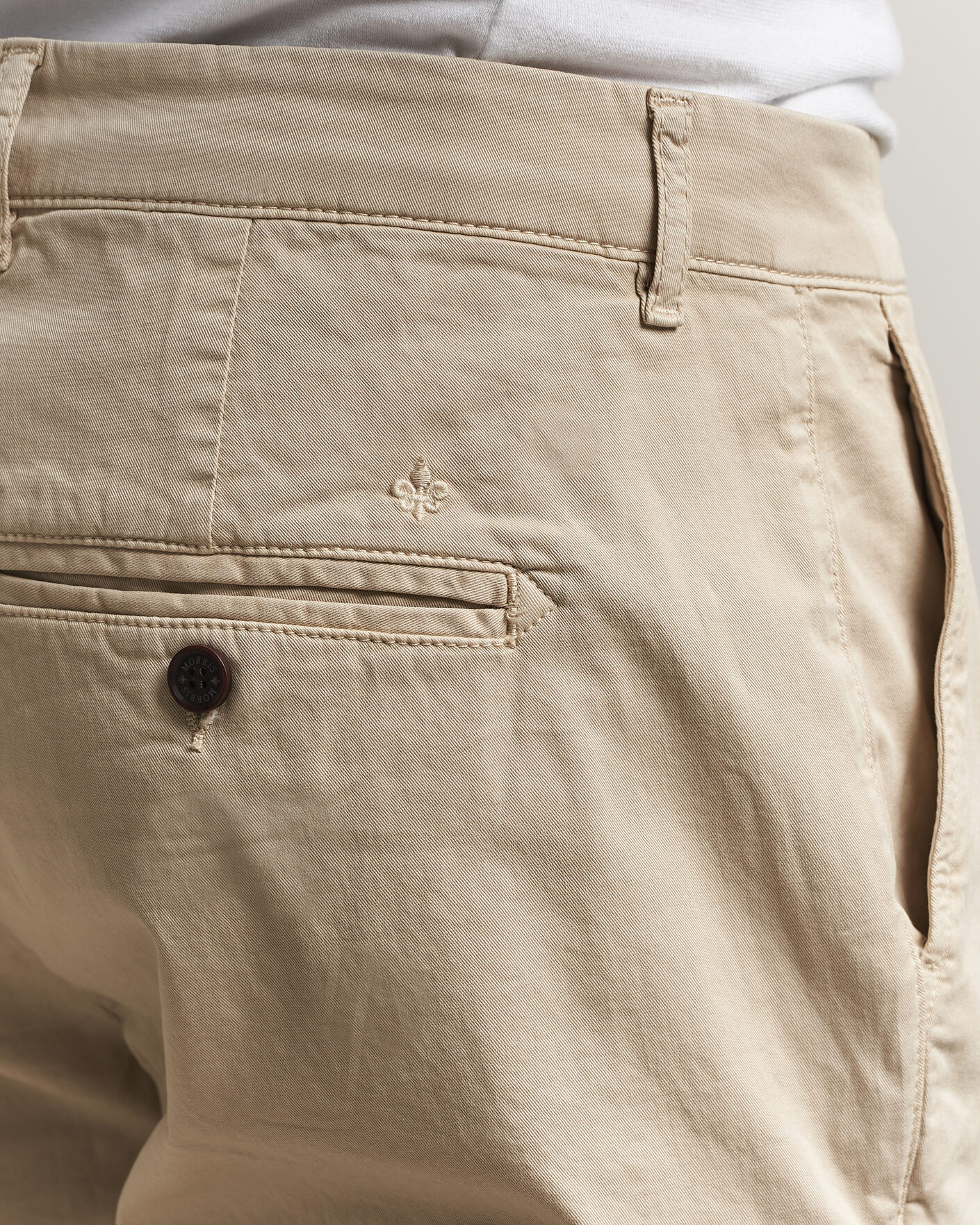 Men | Trousers | Morris | Jeffrey Summer Chinos Khaki