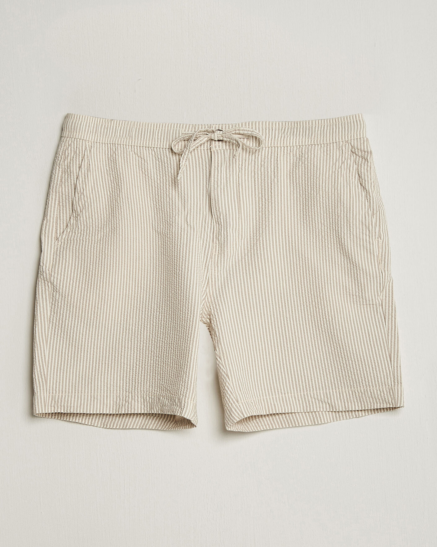 Men | Shorts | Morris | Fenix Seersucker Shorts Khaki