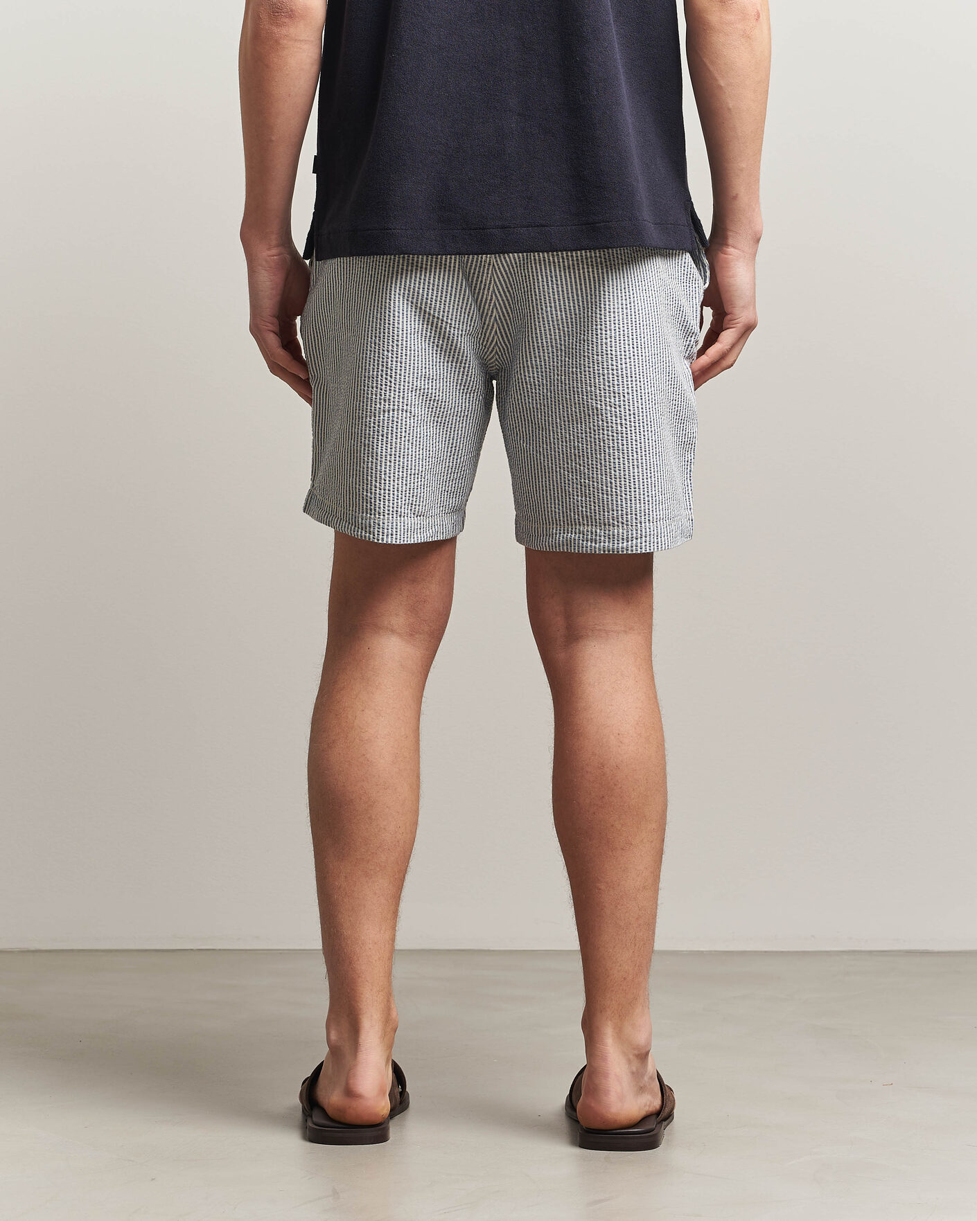 Men | Shorts | Morris | Fenix Seersucker Shorts Light Blue