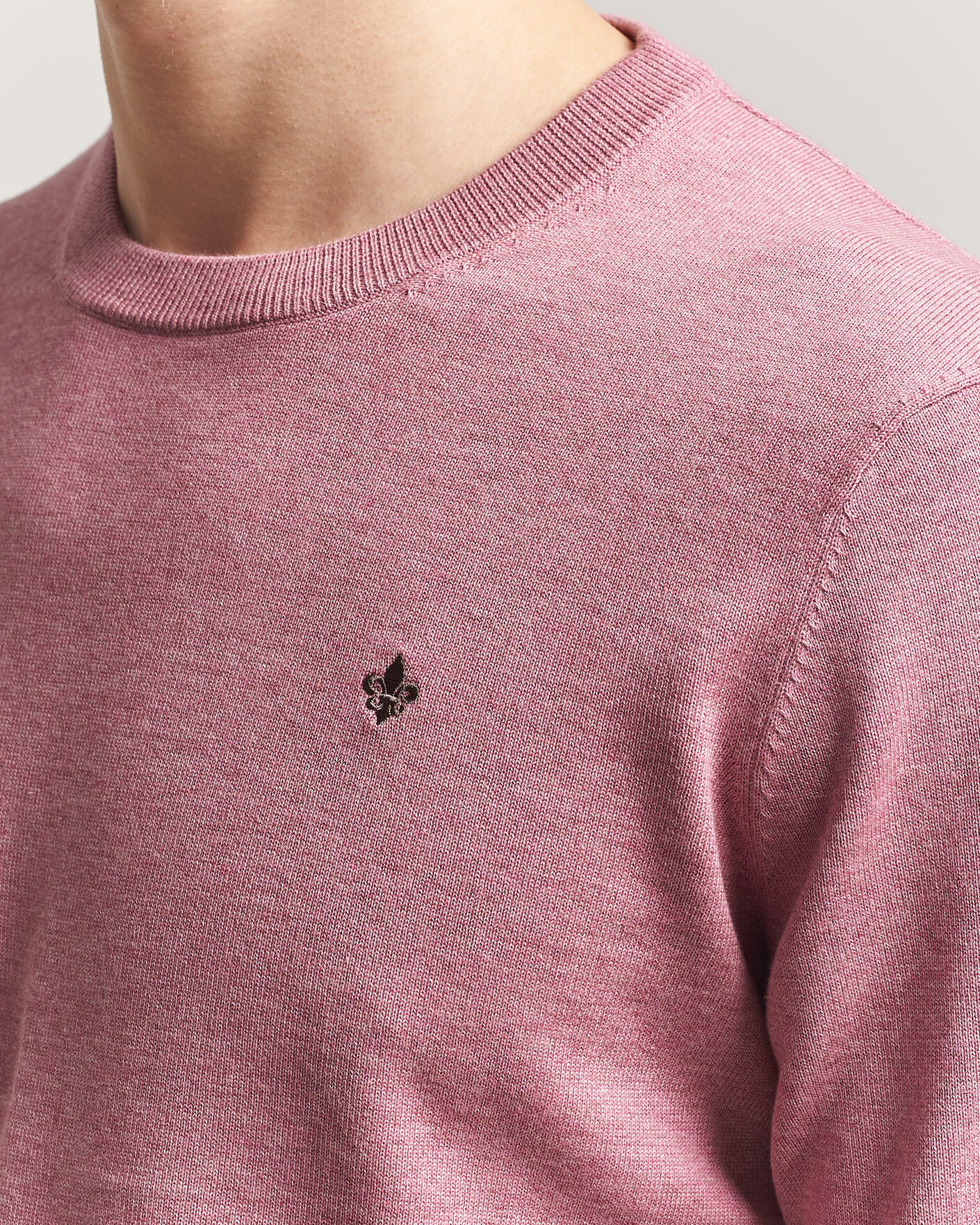Men | Sweaters & Knitwear | Morris | Riley Oneck Pink