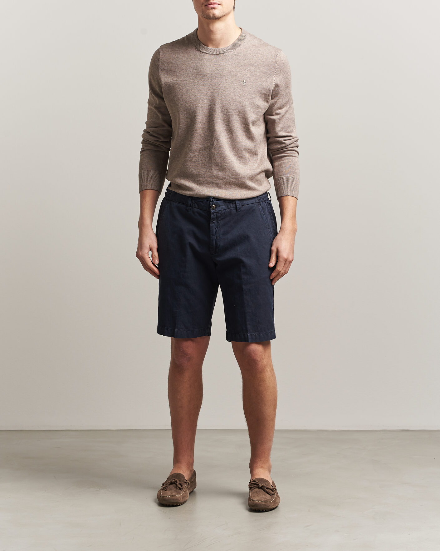 Men | Sweaters & Knitwear | Morris | Riley Oneck Brown