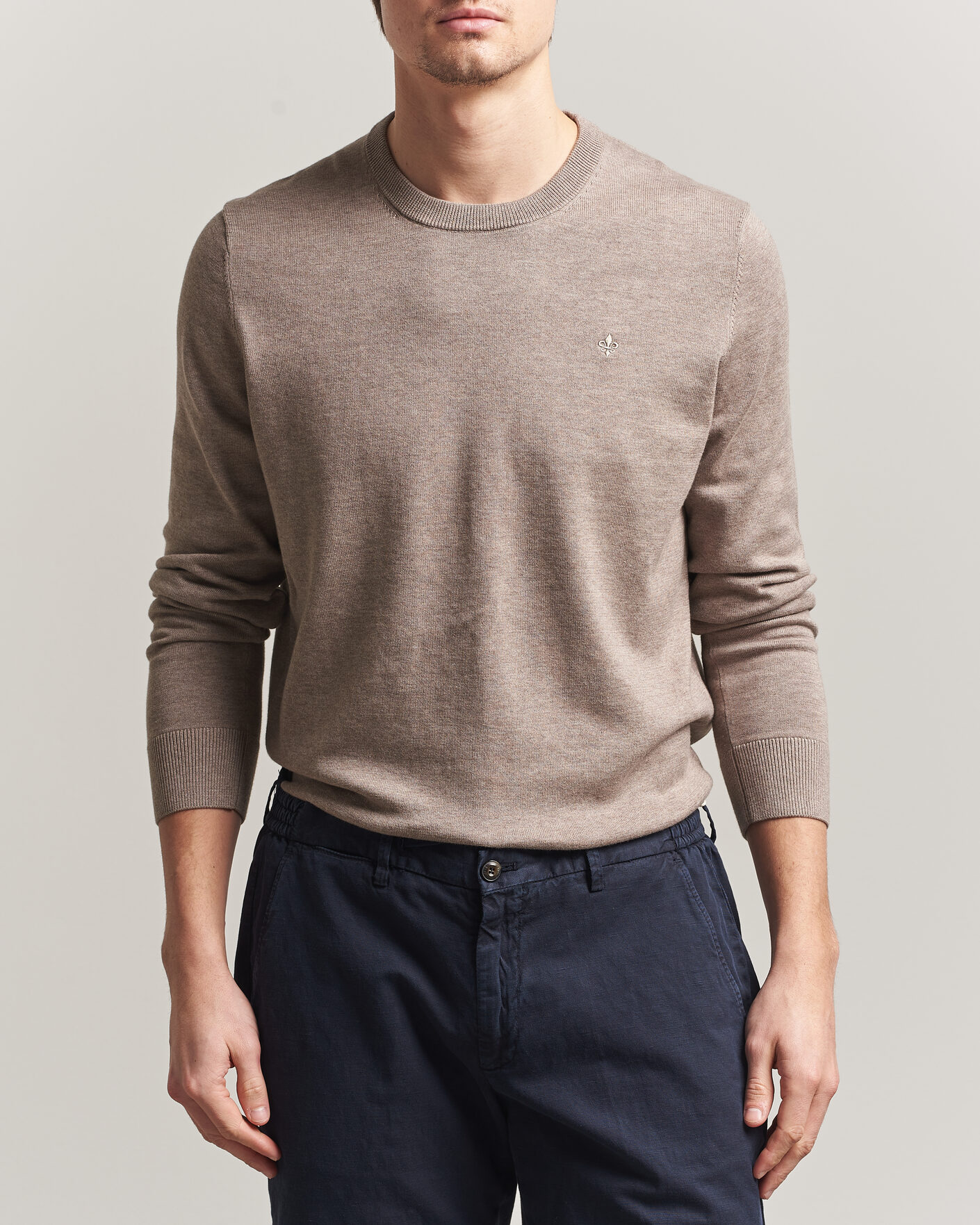 Men | Sweaters & Knitwear | Morris | Riley Oneck Brown