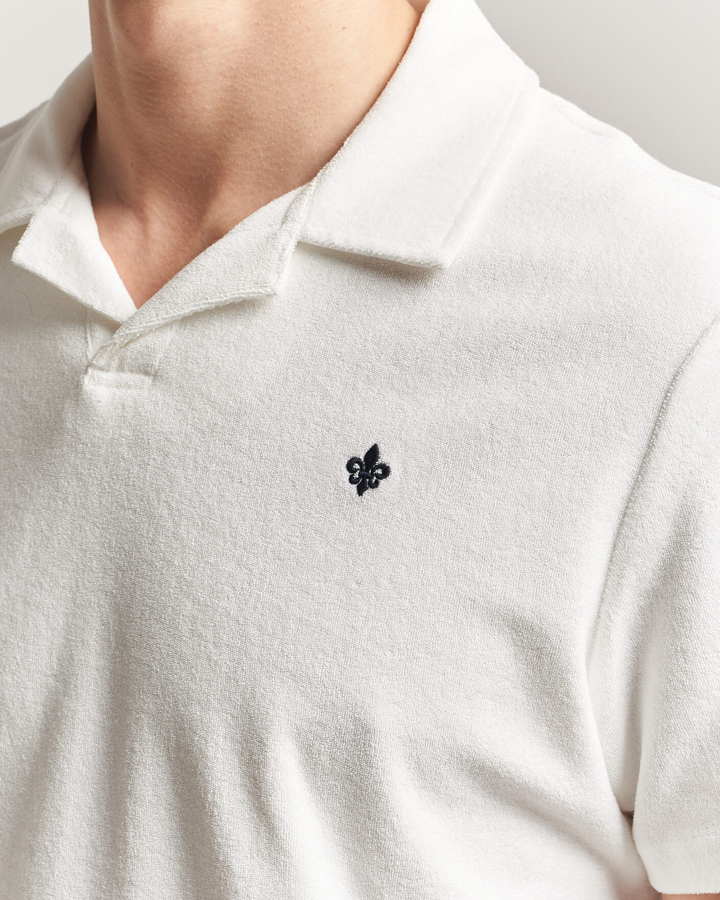 Men | Polo Shirts | Morris | Delon Terry Shirt Off White