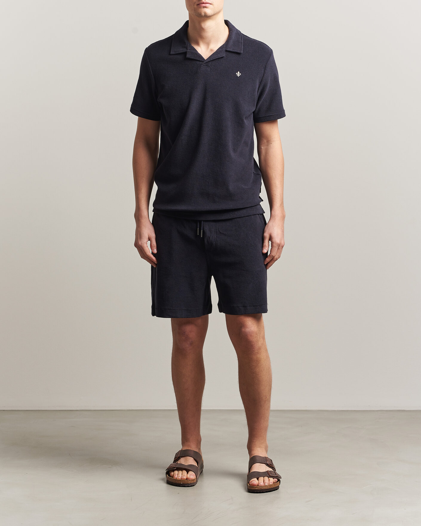 Men | Polo Shirts | Morris | Delon Terry Shirt Navy