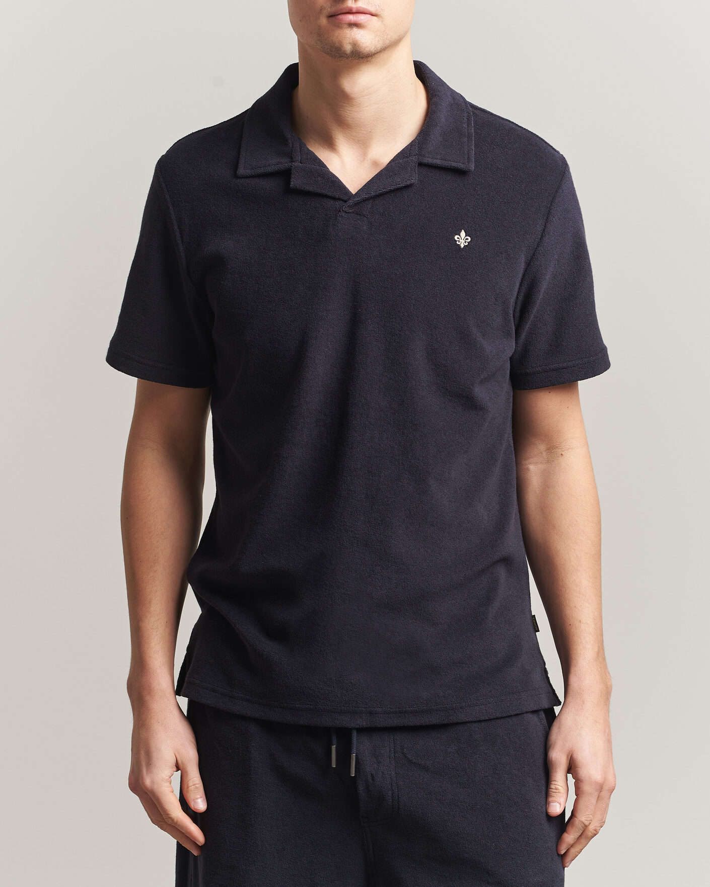 Men | Polo Shirts | Morris | Delon Terry Shirt Navy