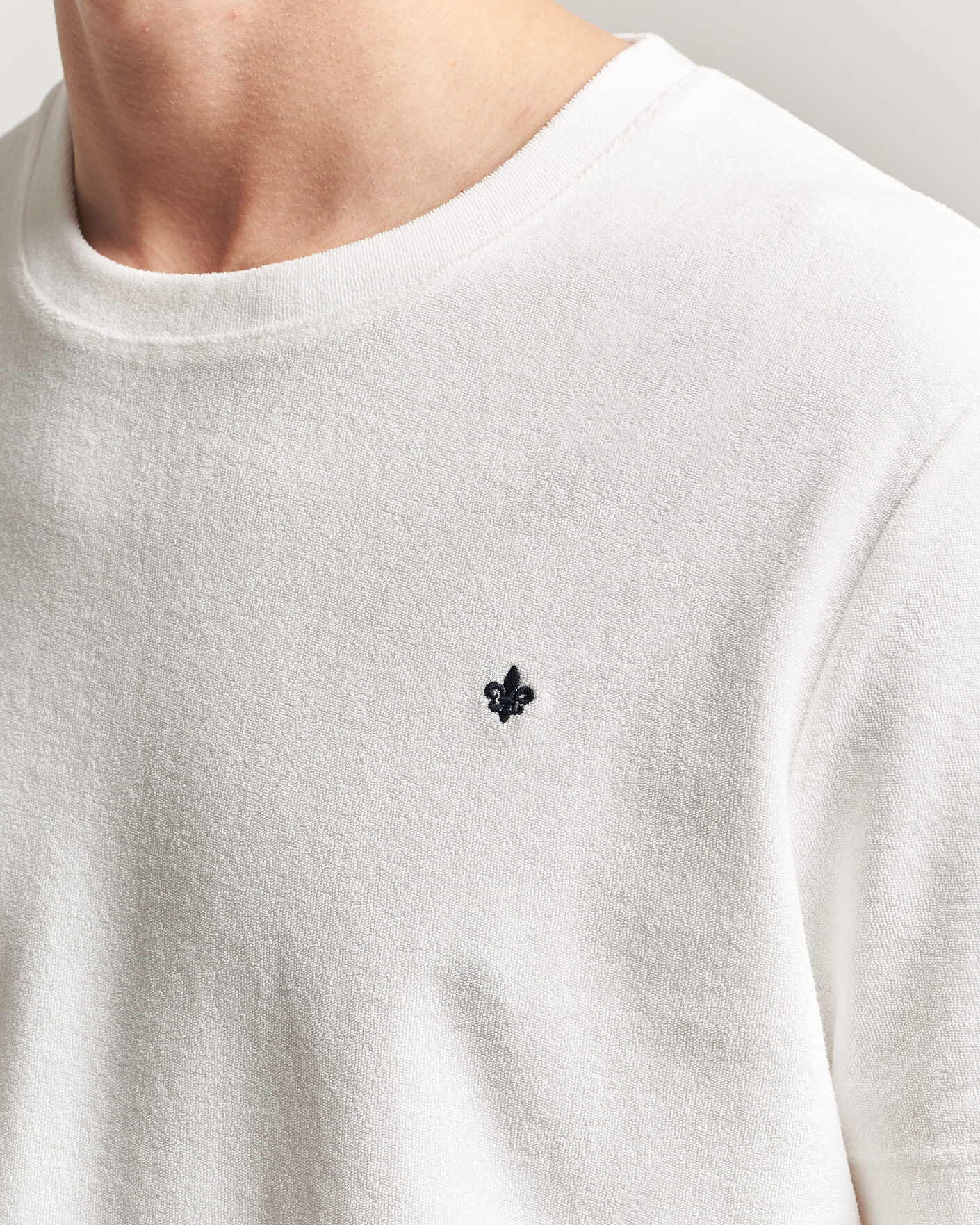 Men | T-Shirts | Morris | Delon Terry Tee Off White