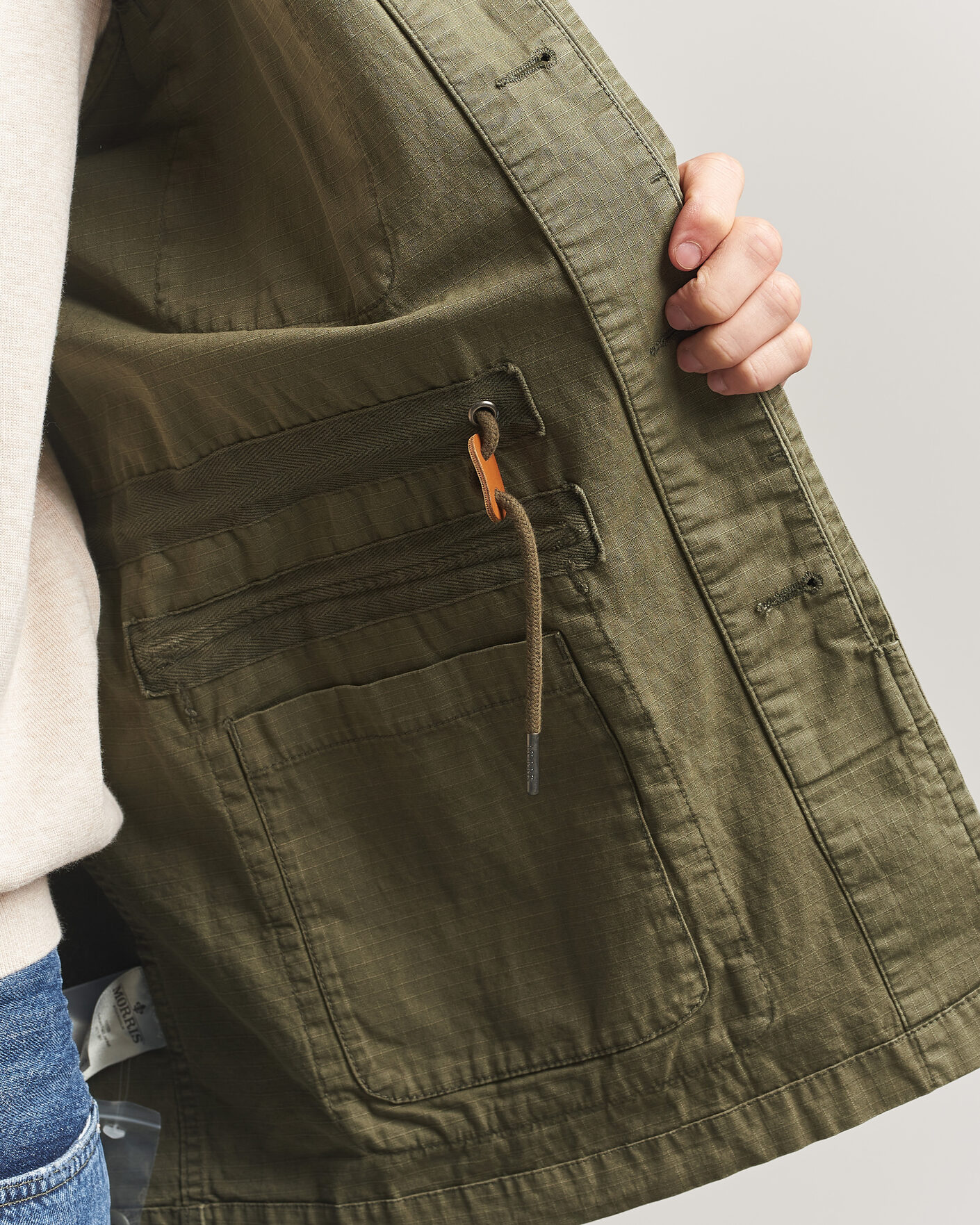 Morris Graham Field Jacket Olive at CareOfCarl.com
