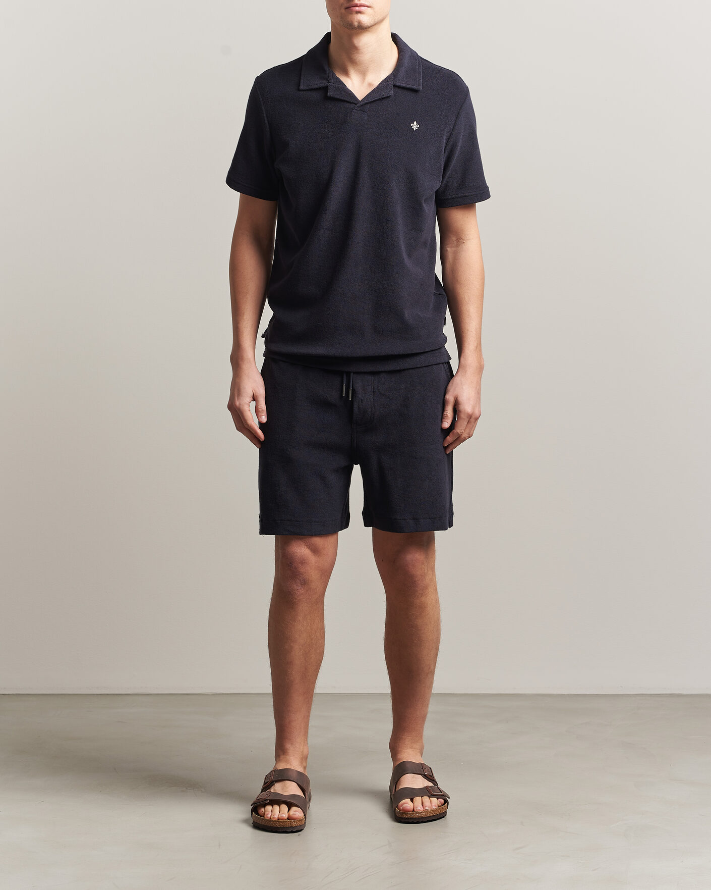Men | Shorts | Morris | Delon Terry Shorts Navy