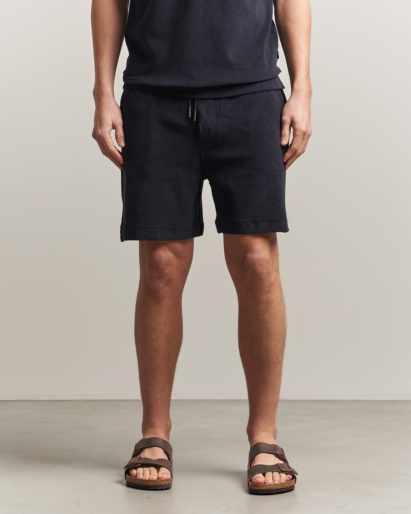 Men | Shorts | Morris | Delon Terry Shorts Navy