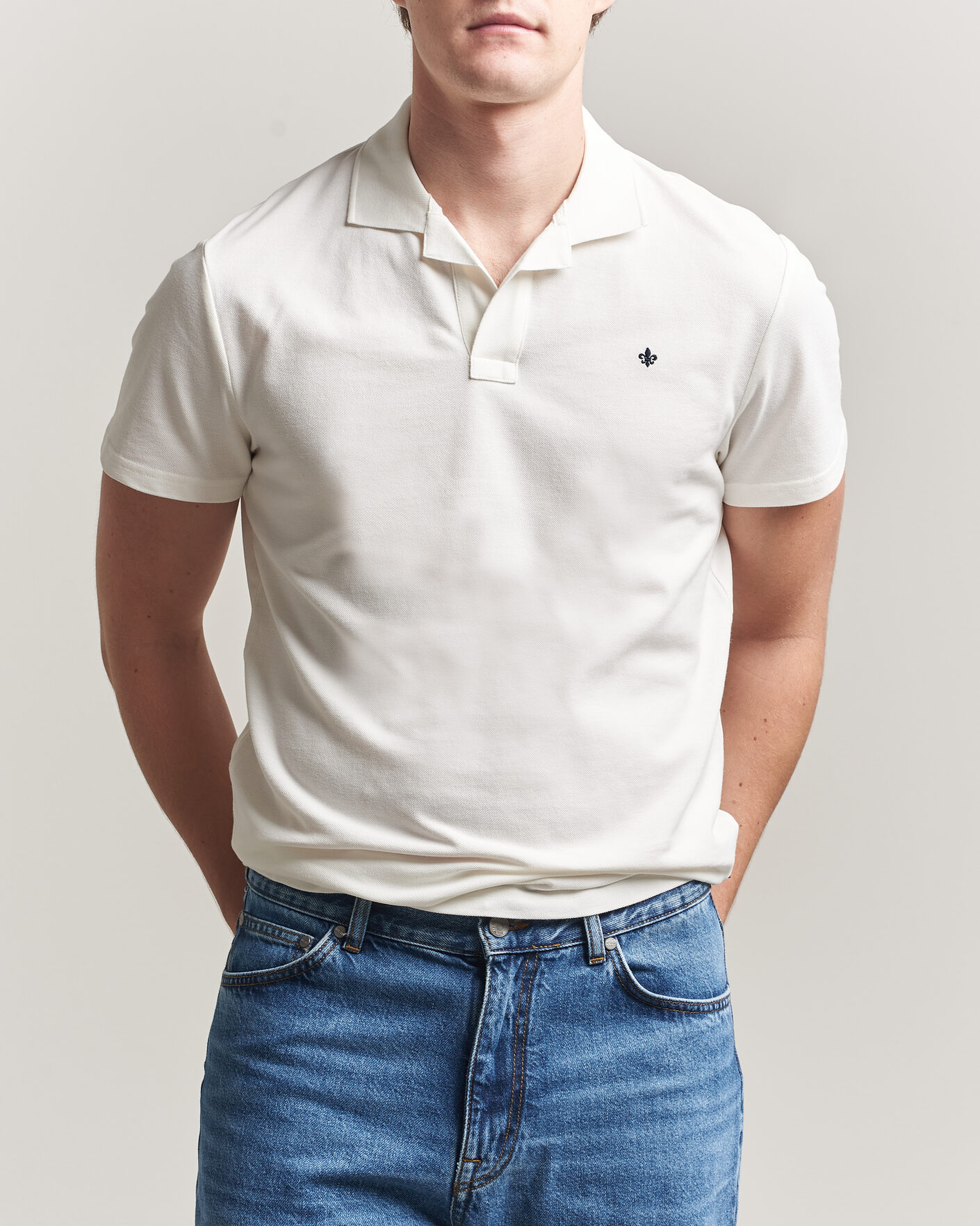 Men | Polo Shirts | Morris | Dylan Pique Off White