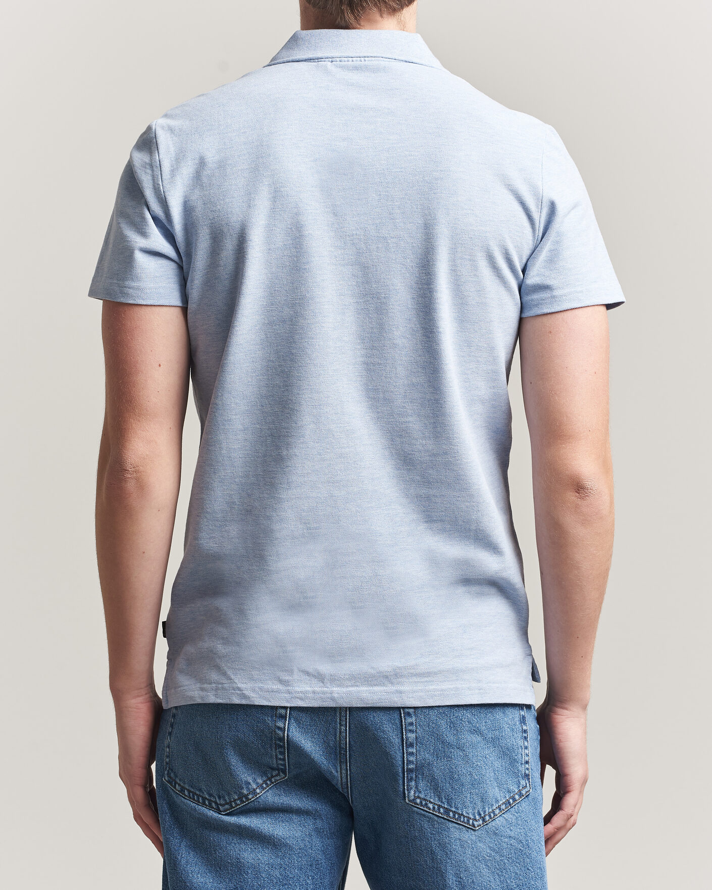 Men | Polo Shirts | Morris | Dylan Pique Light Blue