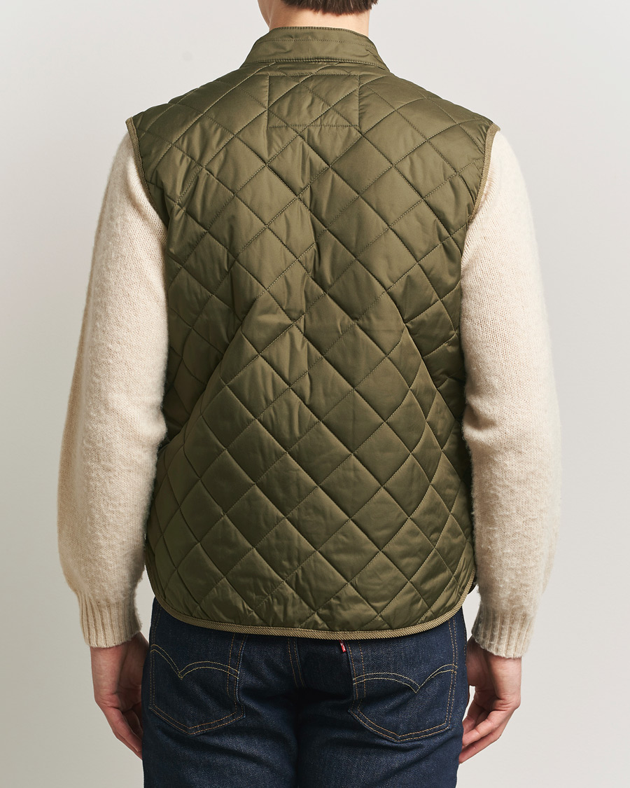 Men | Gilets | Morris | Teddy Quilted Vest Green