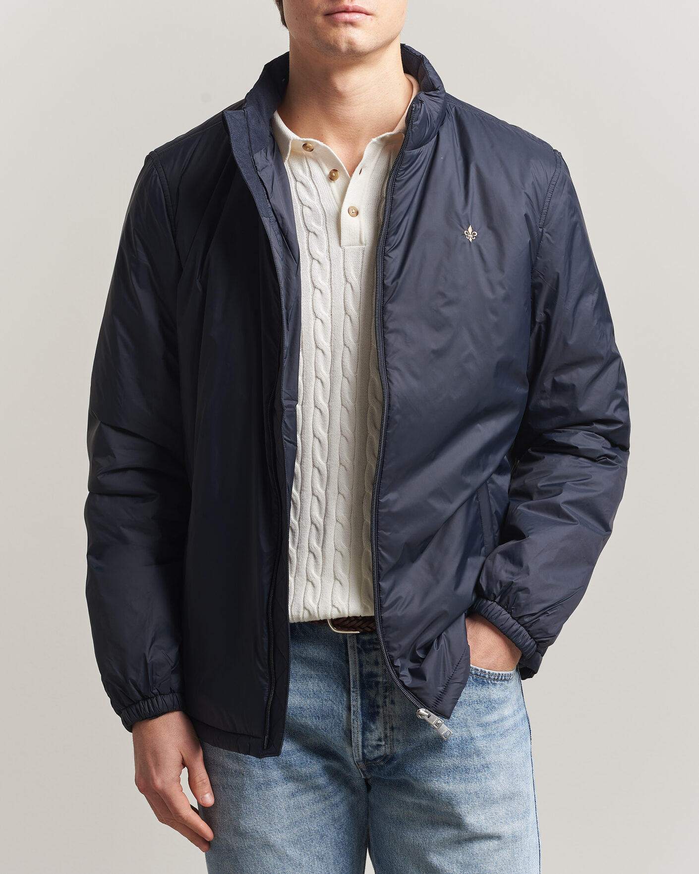 Men | Coats & Jackets | Morris | Bradley Padded Jacket Navy