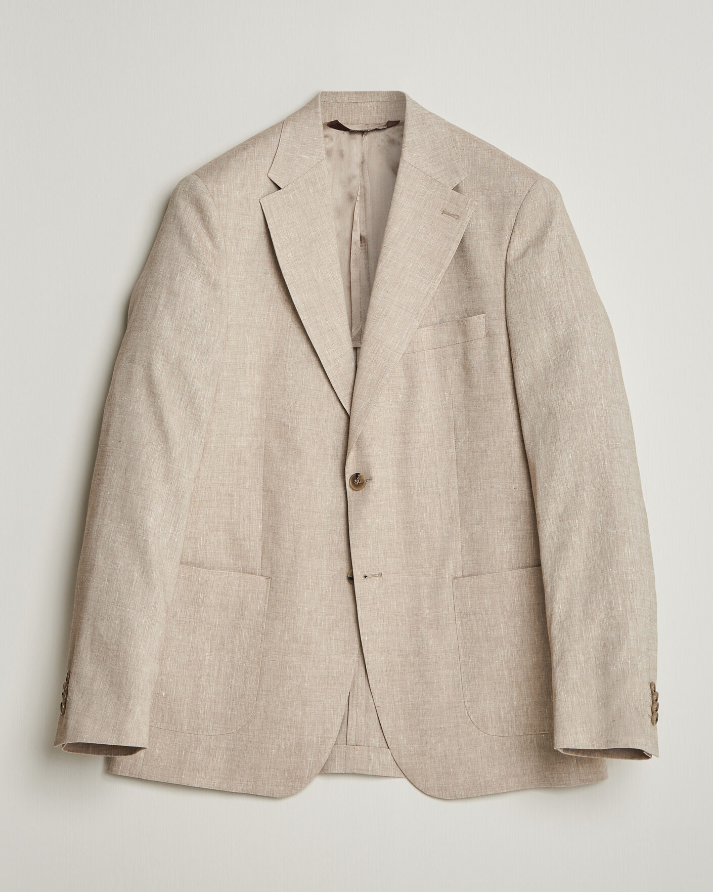 Men | Blazers | Morris | Linen Suit Blazer Khaki