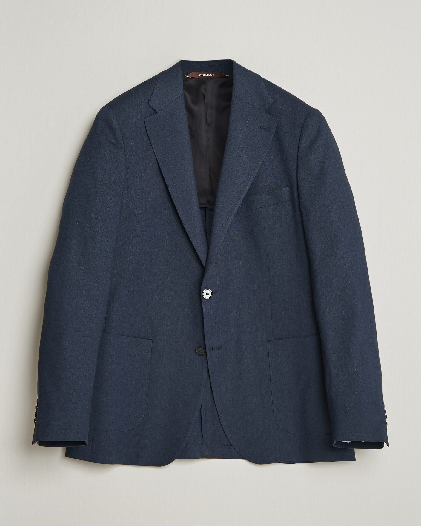 Men | Blazers | Morris | Linen Suit Blazer Navy