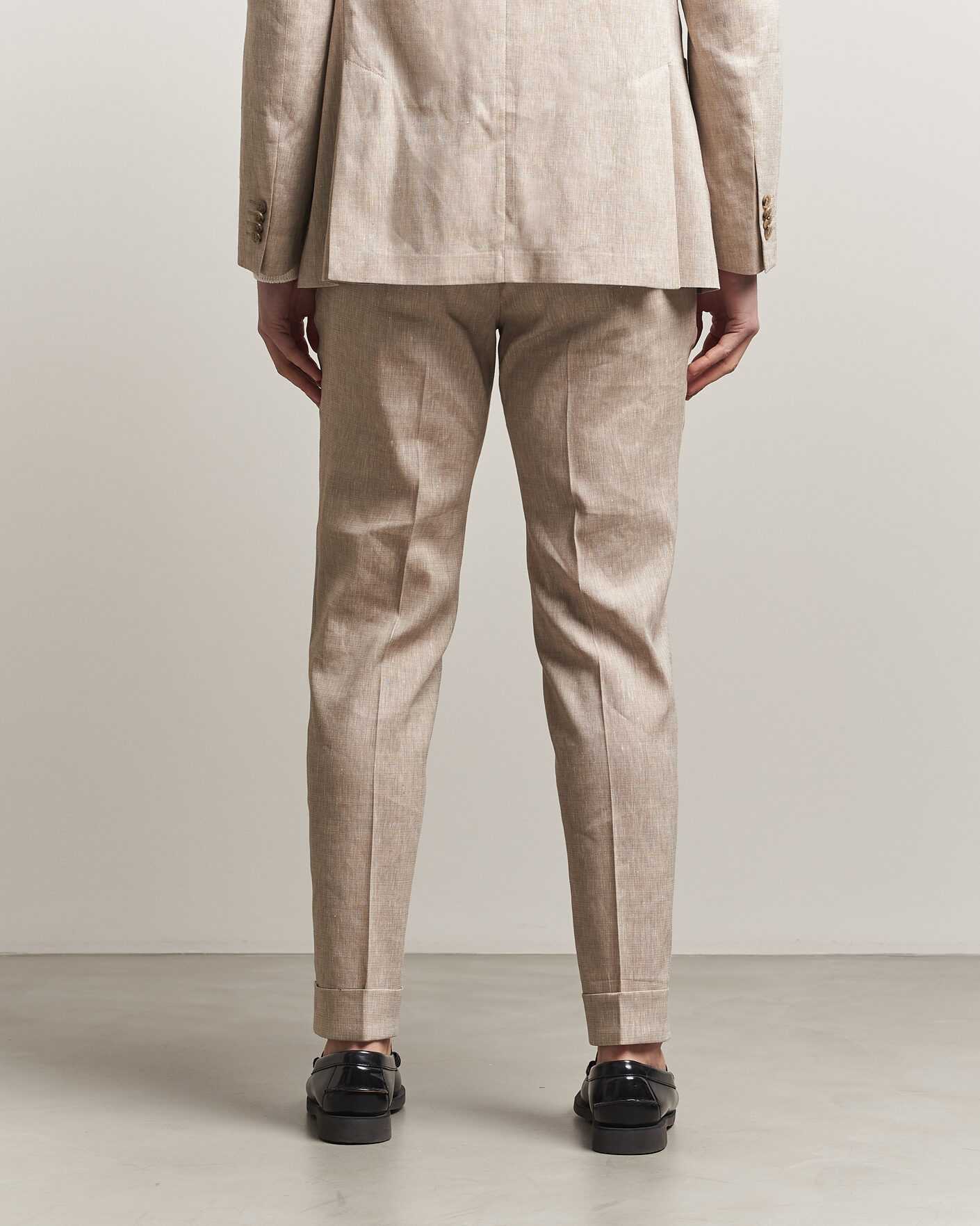 Men | Trousers | Morris | Jack Linen Trousers Khaki
