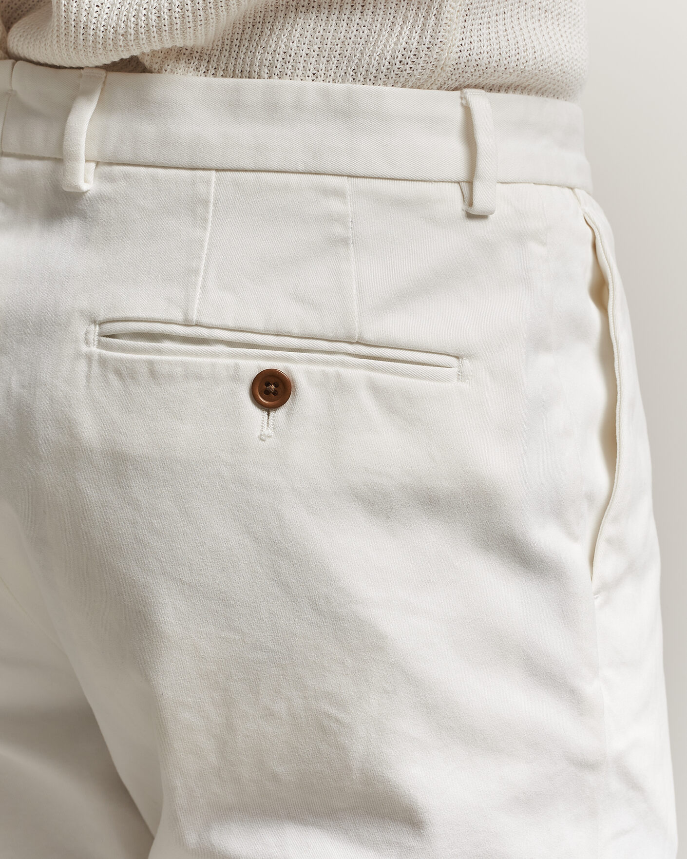 Men | Trousers | Morris | Jack Cotton Trousers Off White