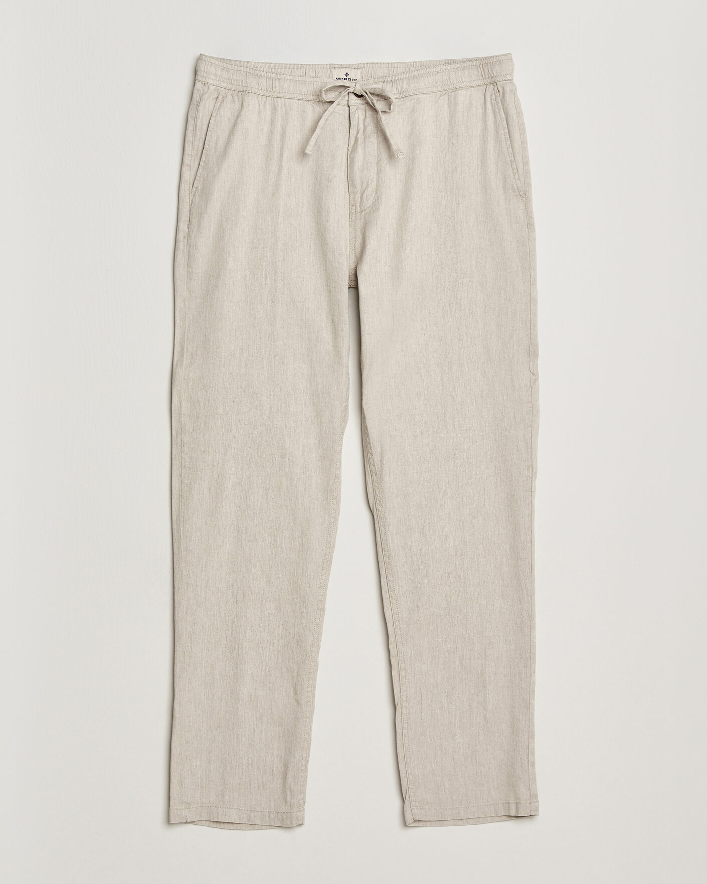 Men | Trousers | Morris | Fenix Linen Trousers Khaki