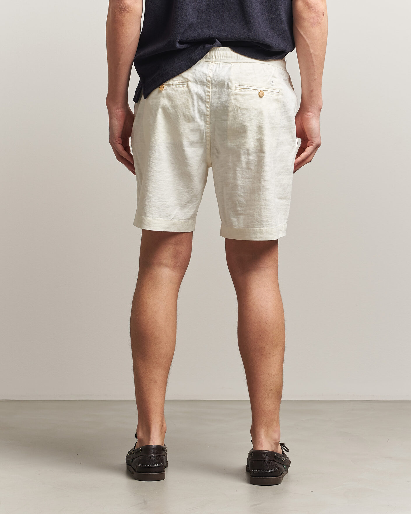 Men | Shorts | Morris | Fenix Linen Shorts Off White