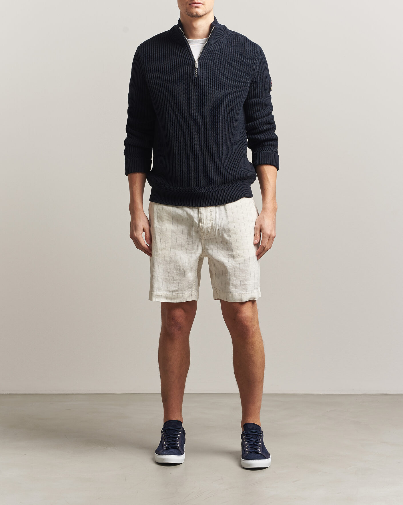 Men | Shorts | Morris | Fenix Linen Shorts Beige