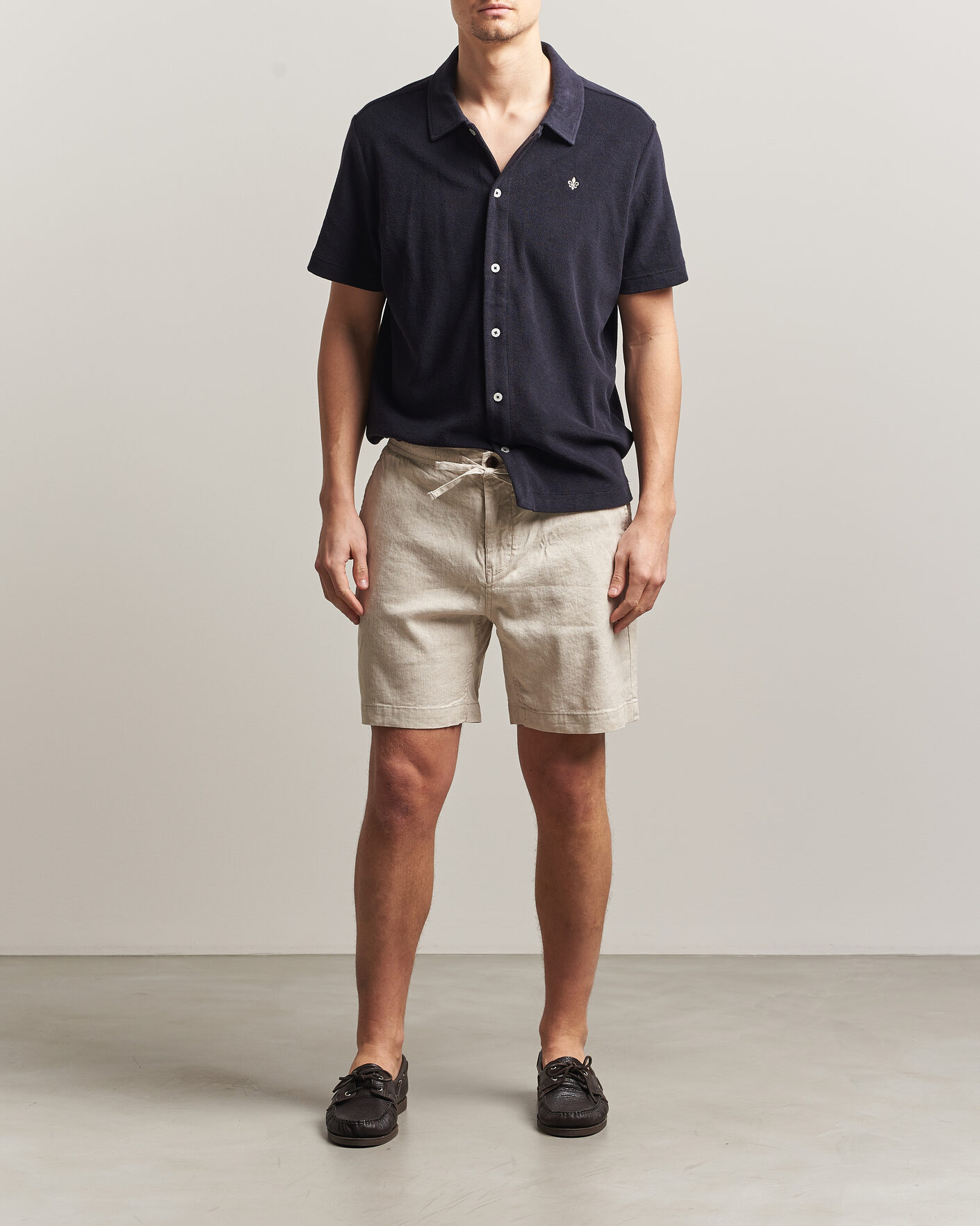 Men | Shorts | Morris | Fenix Linen Shorts Khaki