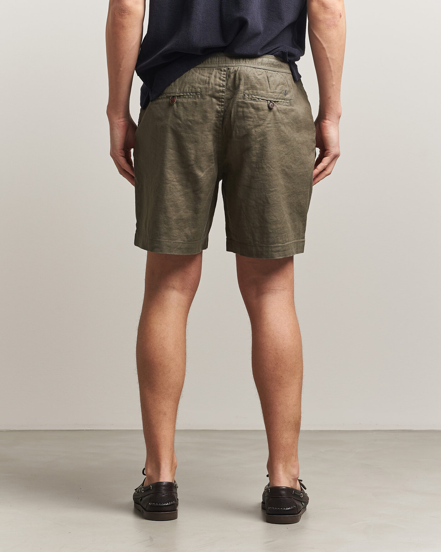 Men | Shorts | Morris | Fenix Linen Shorts Olive