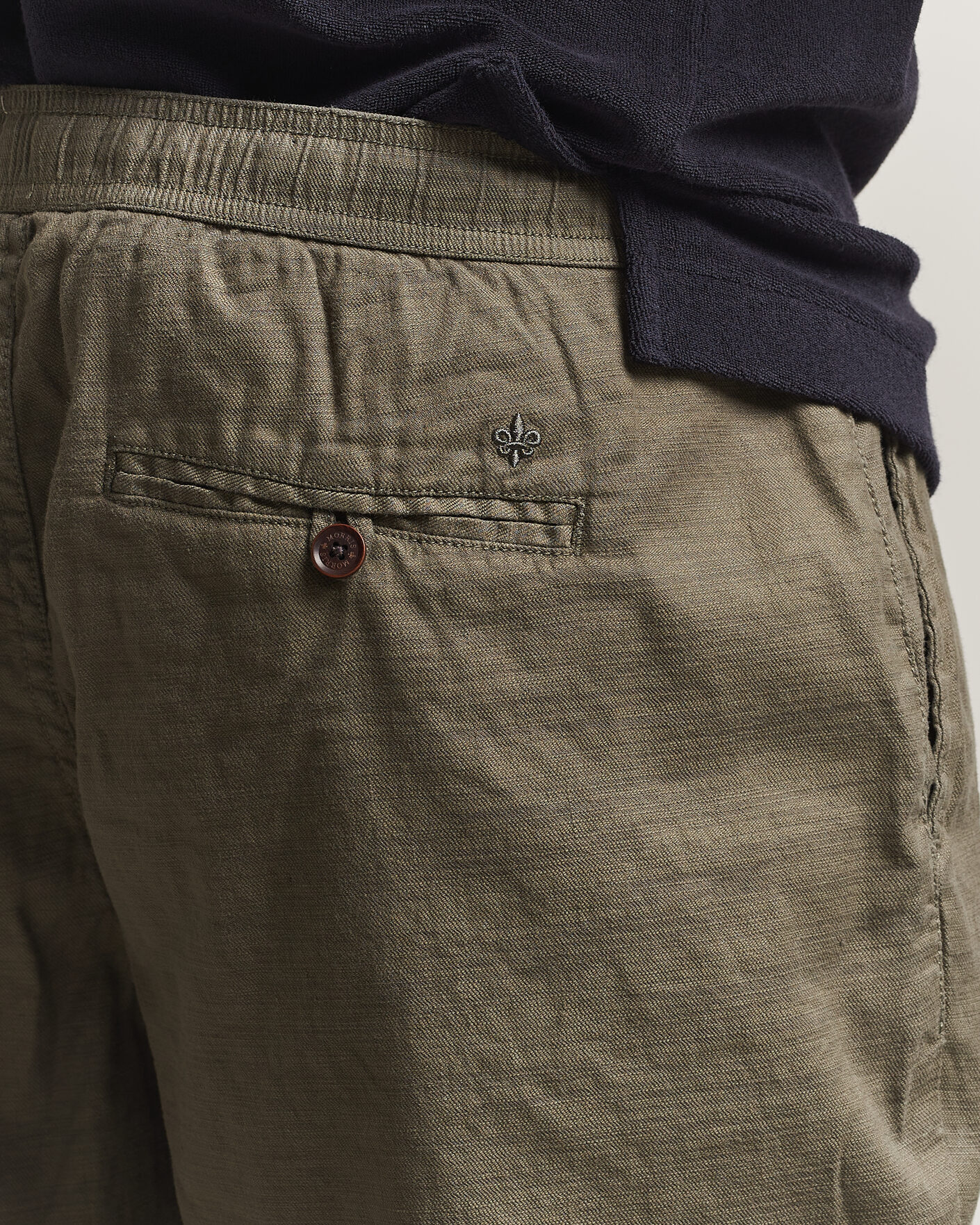 Men | Shorts | Morris | Fenix Linen Shorts Olive