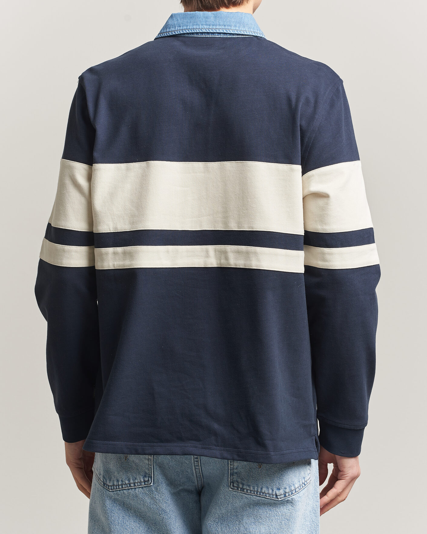 Men | Sweaters & Knitwear | Morris | Weston Rugger Blue/White