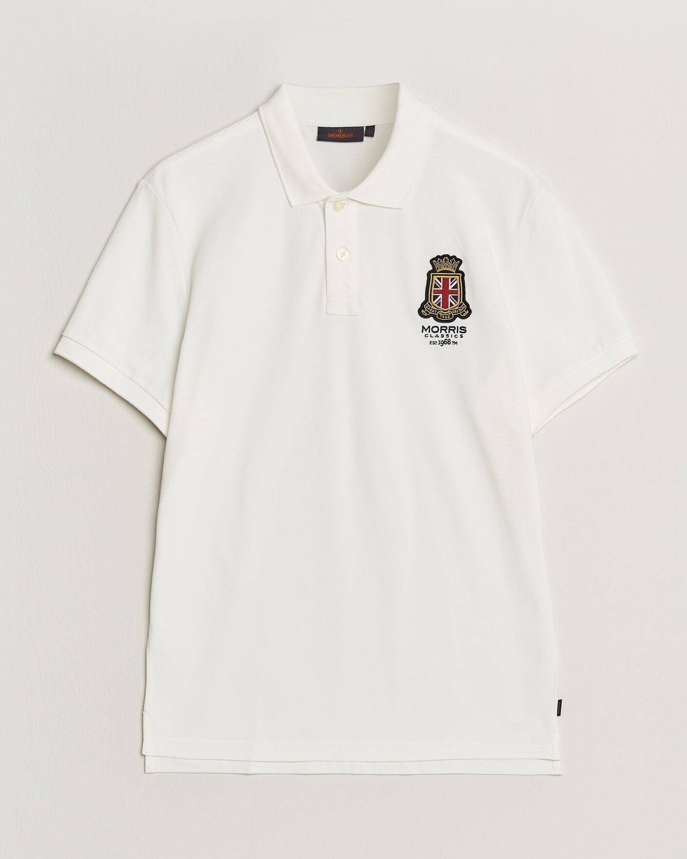 Men | Polo Shirts | Morris | Barton Pique Off White