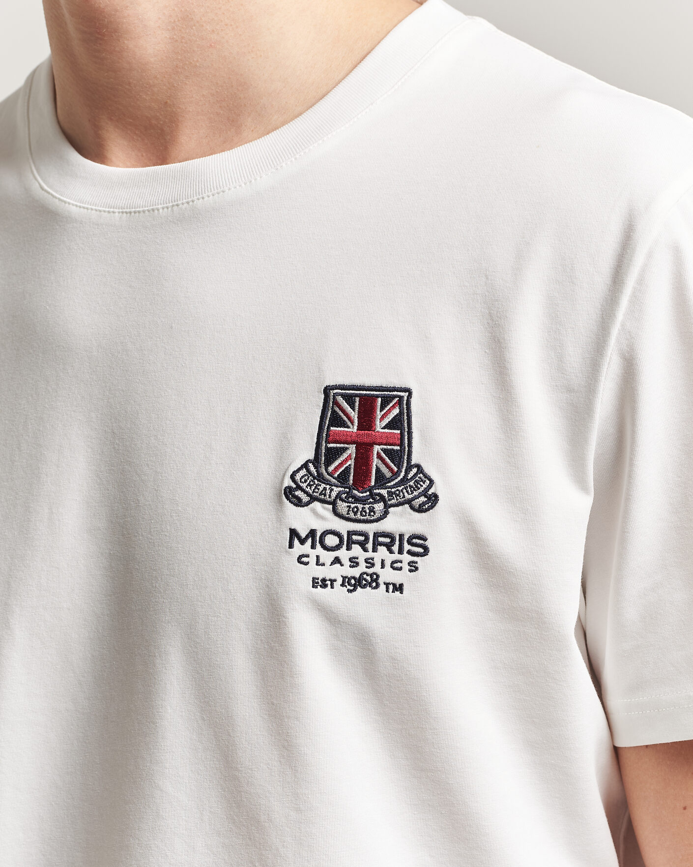 Men | T-Shirts | Morris | Barton T-Shirt Off White