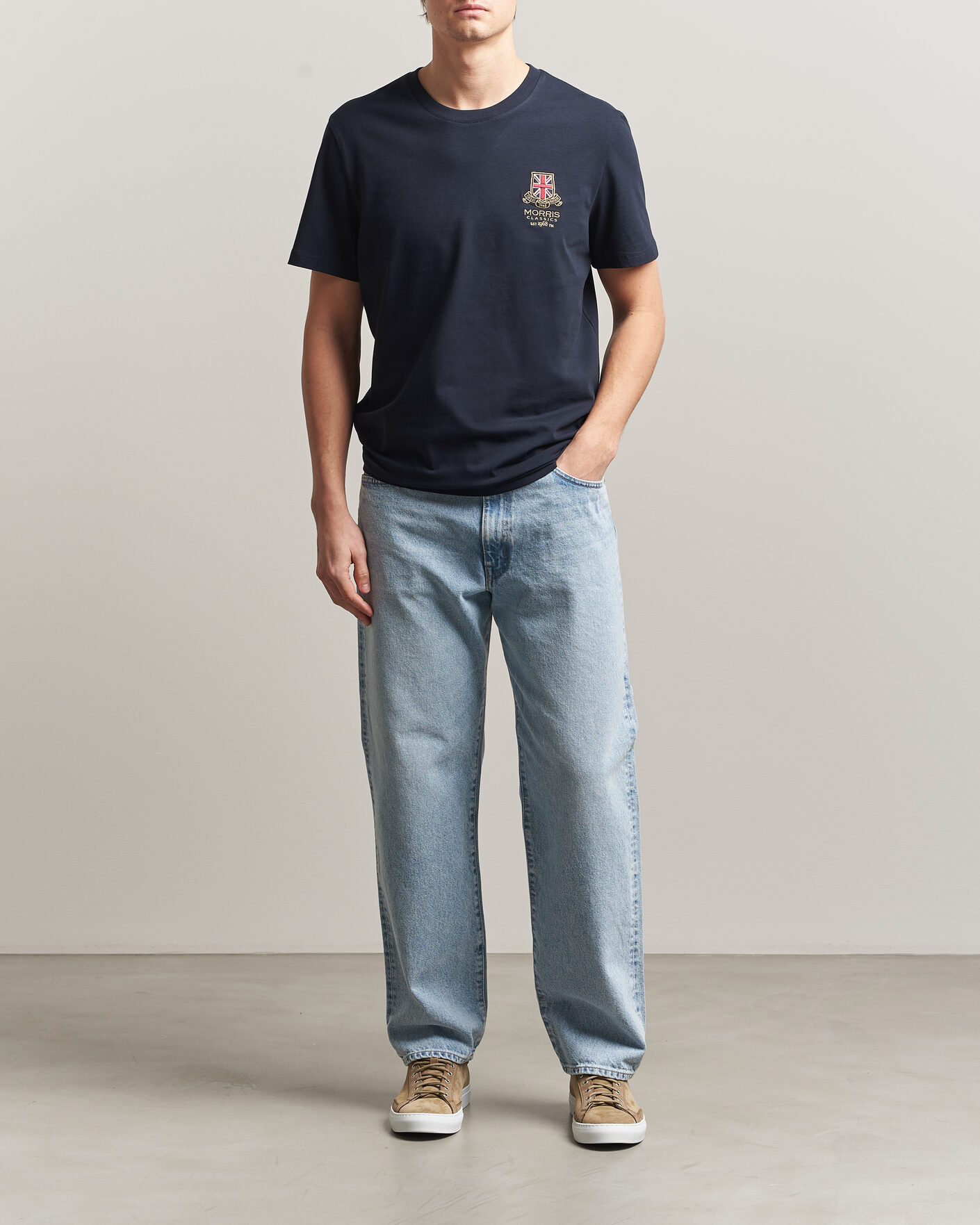 Men | T-Shirts | Morris | Barton T-Shirt Navy