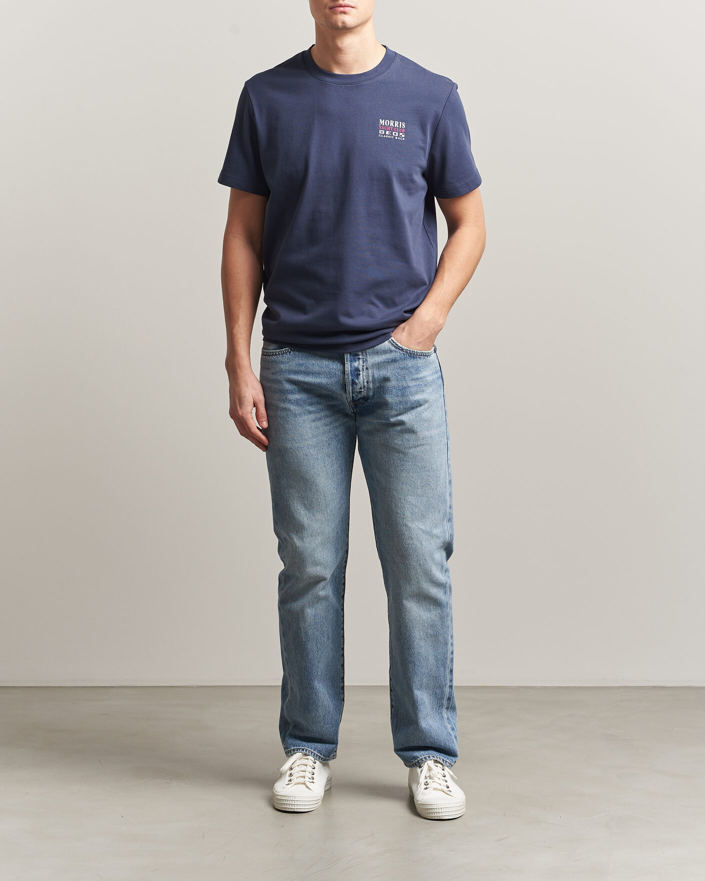 Men | T-Shirts | Morris | Nevile T-Shirt Navy