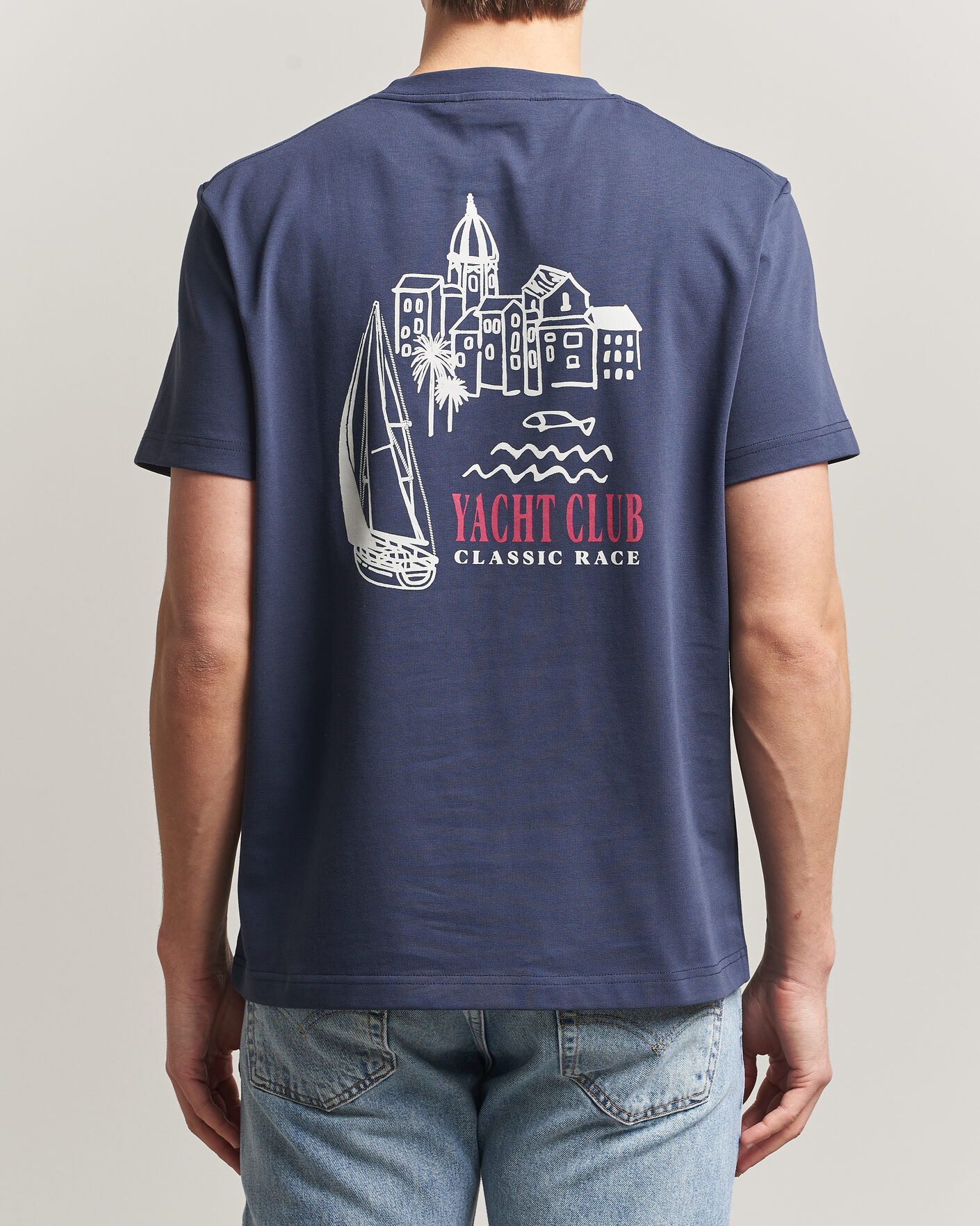 Men | T-Shirts | Morris | Nevile T-Shirt Navy