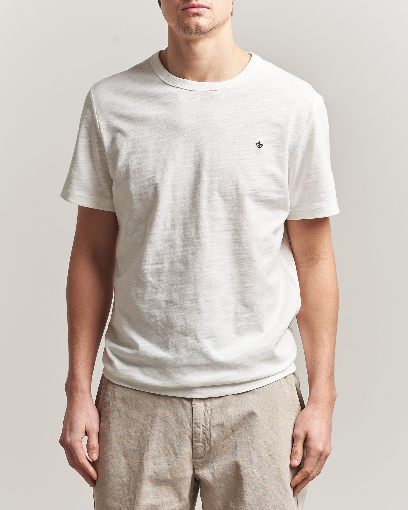 Men | T-Shirts | Morris | Watson Slub T-Shirt Off White