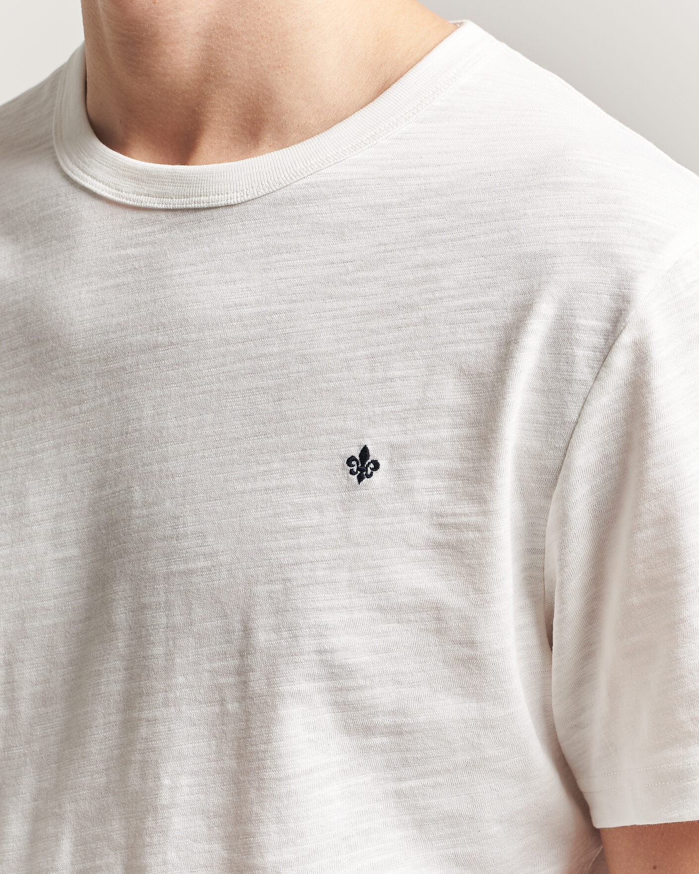 Men | T-Shirts | Morris | Watson Slub T-Shirt Off White