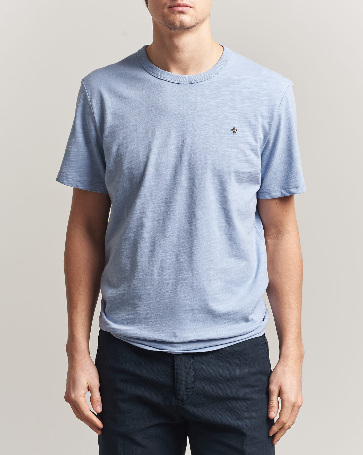Men | T-Shirts | Morris | Watson Slub T-Shirt Light Blue
