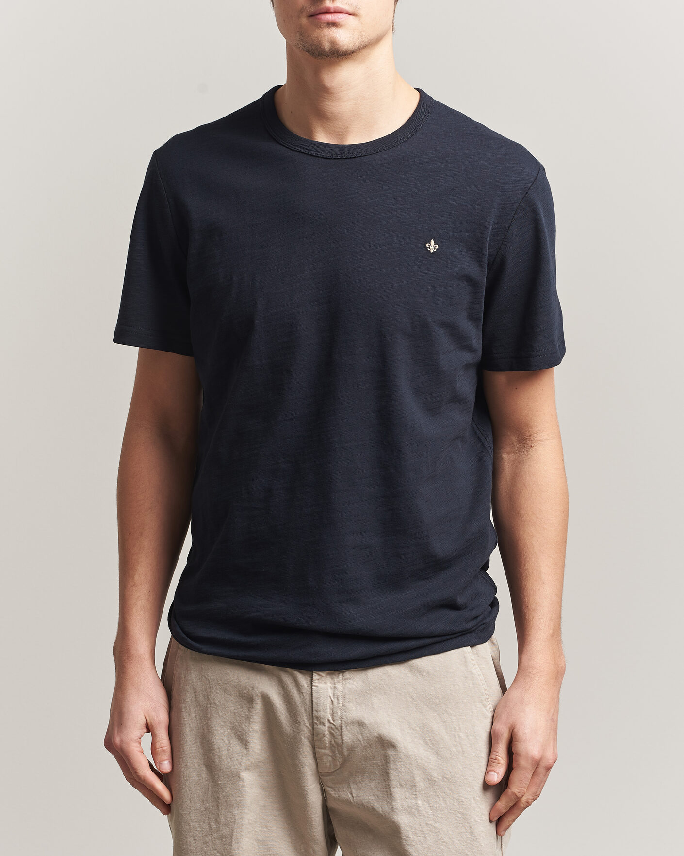 Men | T-Shirts | Morris | Watson Slub T-Shirt Dark Blue