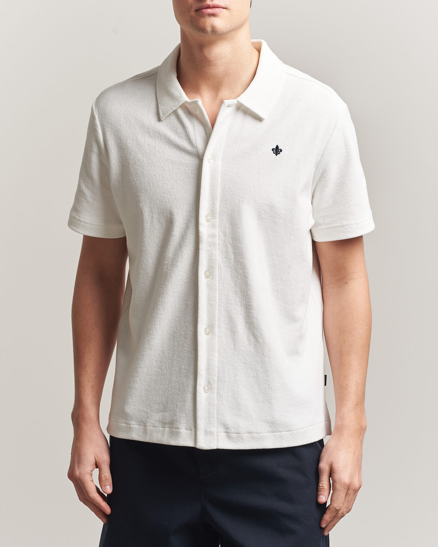 Men | Polo Shirts | Morris | Lily Terry Shirt Off White