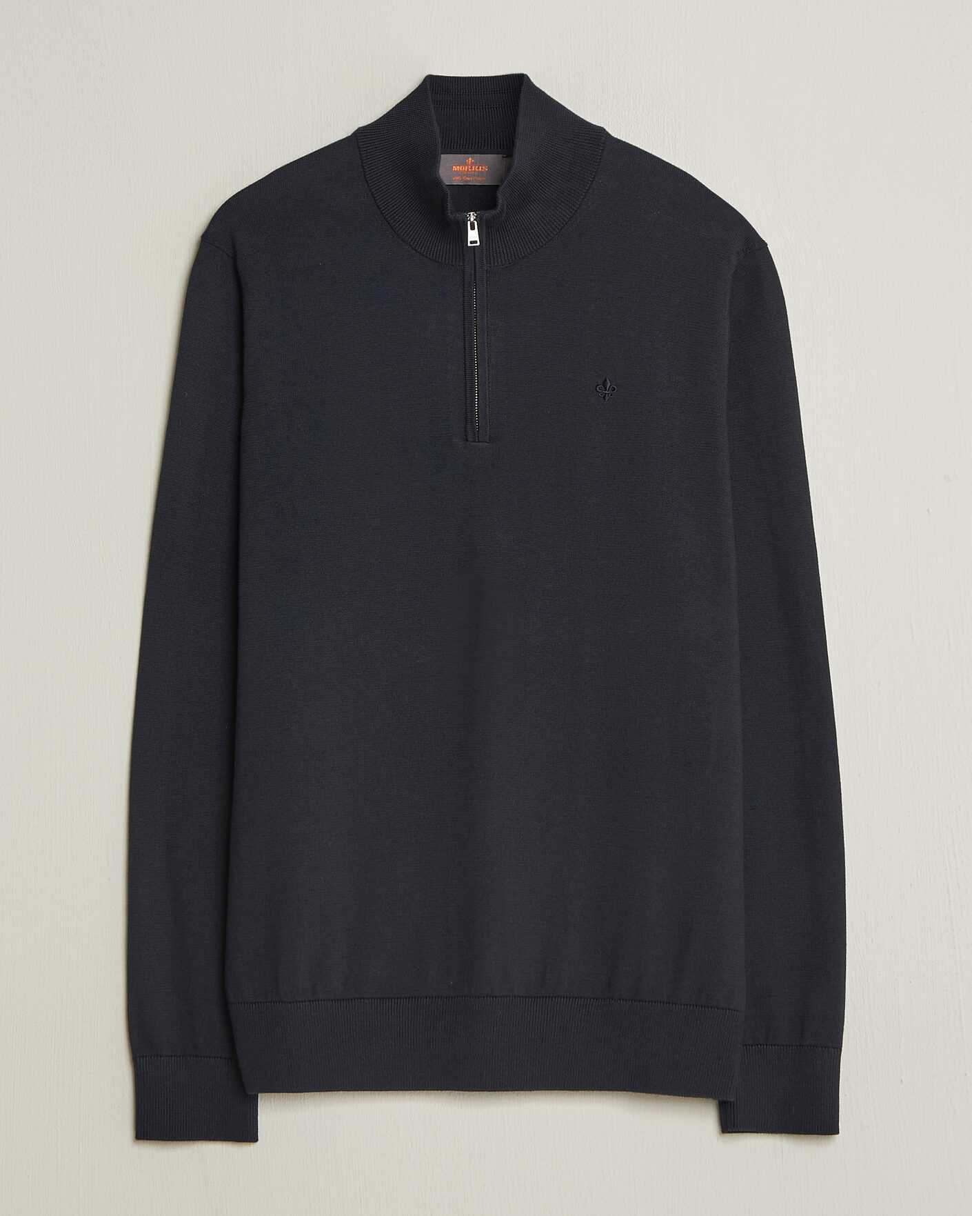 Men | Sweaters & Knitwear | Morris | Riley Half-Zip Navy