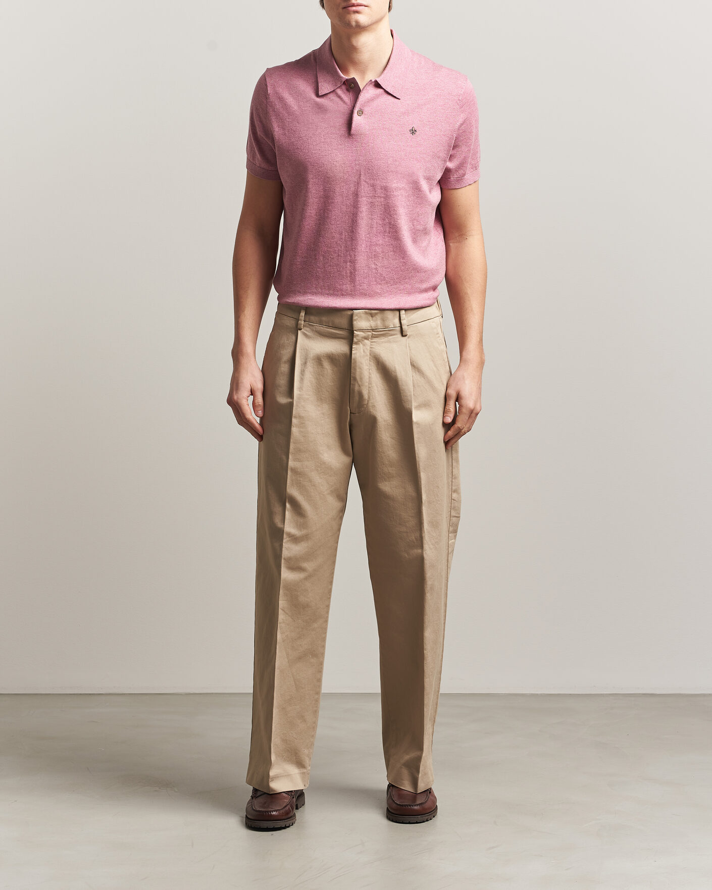 Men | Polo Shirts | Morris | Riley Short Sleeve Polo Pink