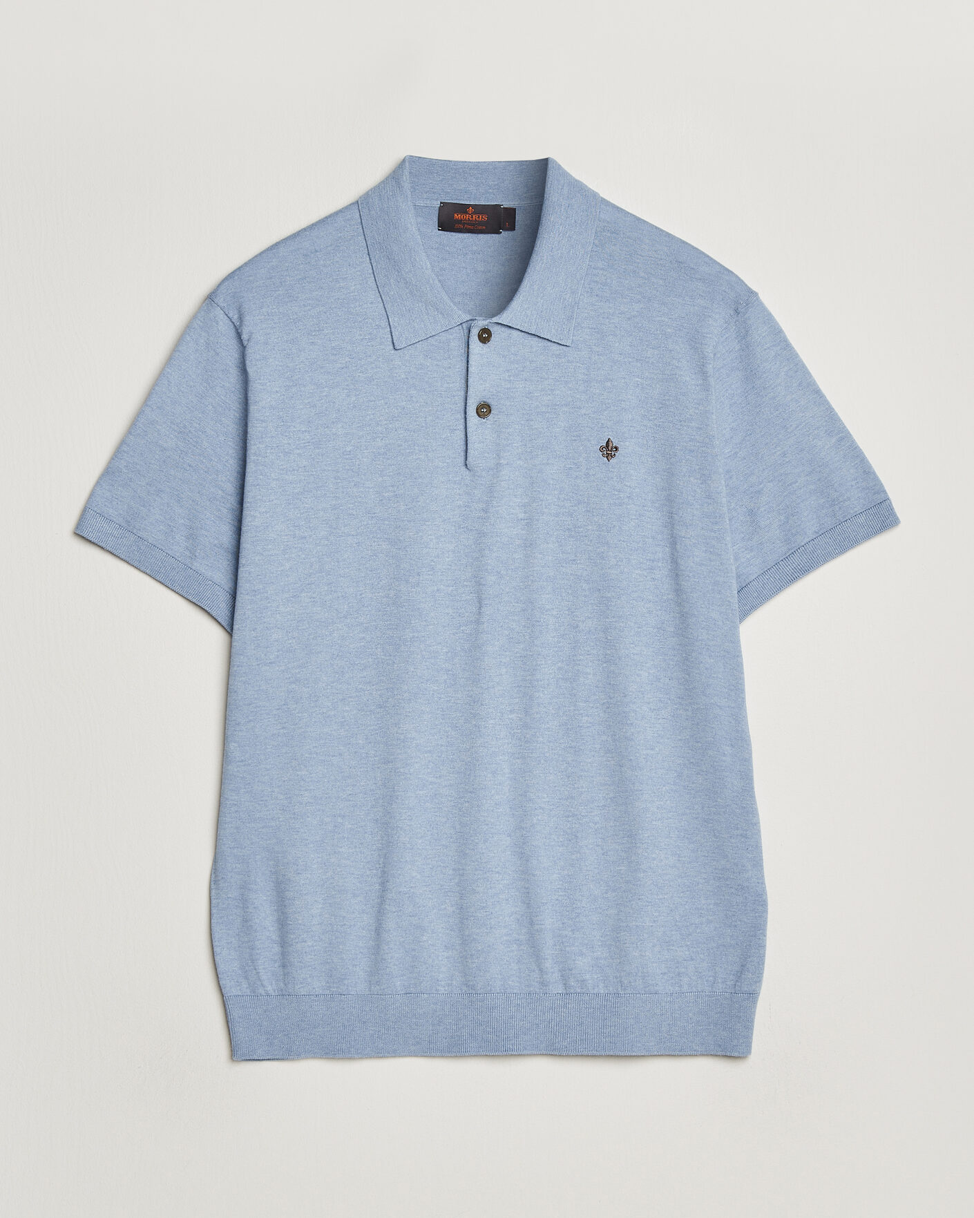Men | Polo Shirts | Morris | Riley Short Sleeve Polo Light Blue