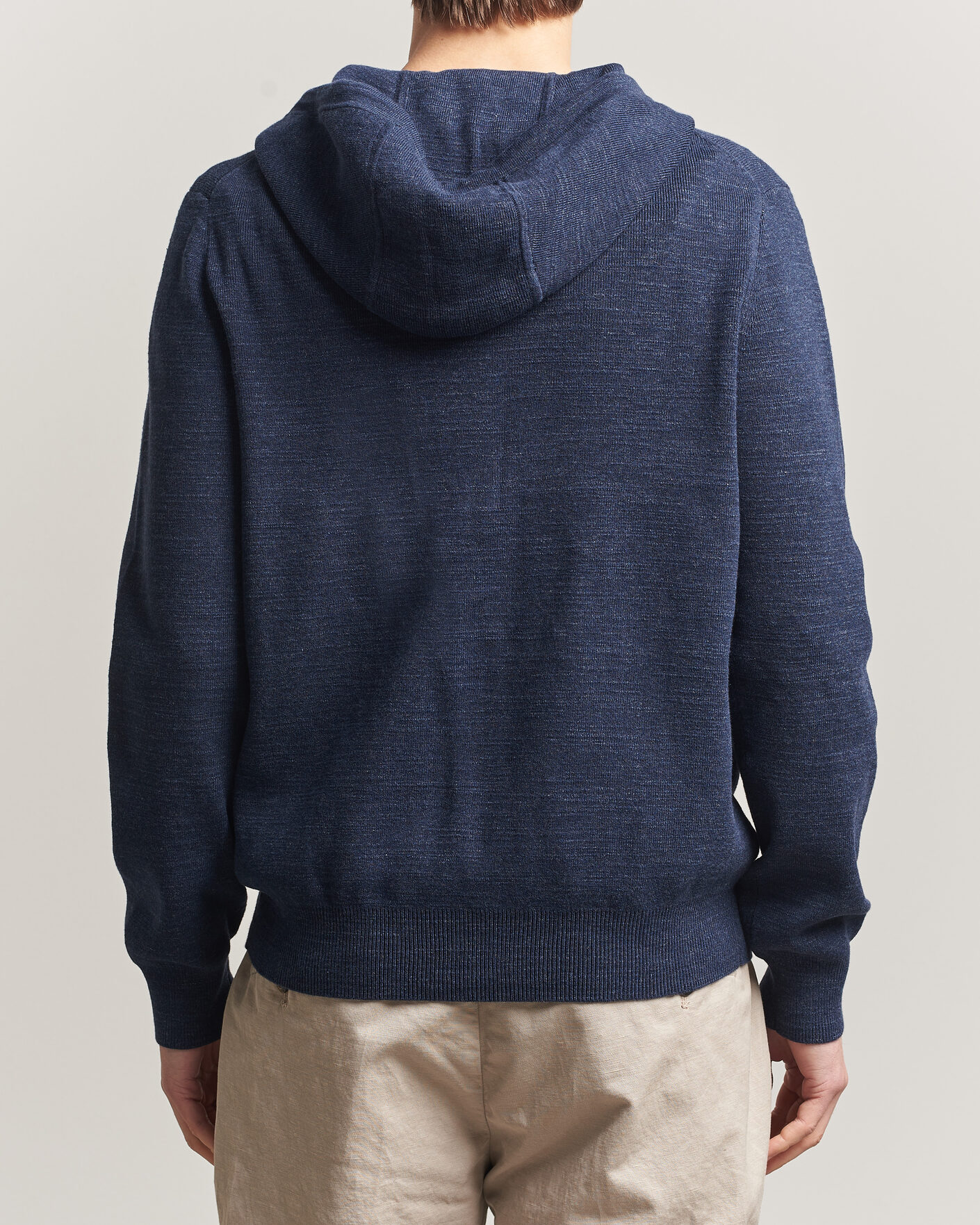 Men | Sweaters & Knitwear | Morris | Randall Full-Zip Hoodie Navy