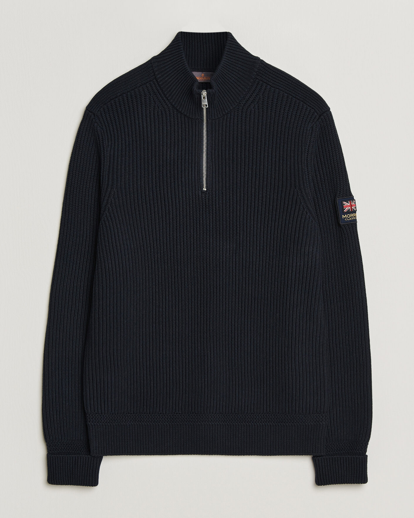 Men | Sweaters & Knitwear | Morris | Brenton Half-Zip Navy